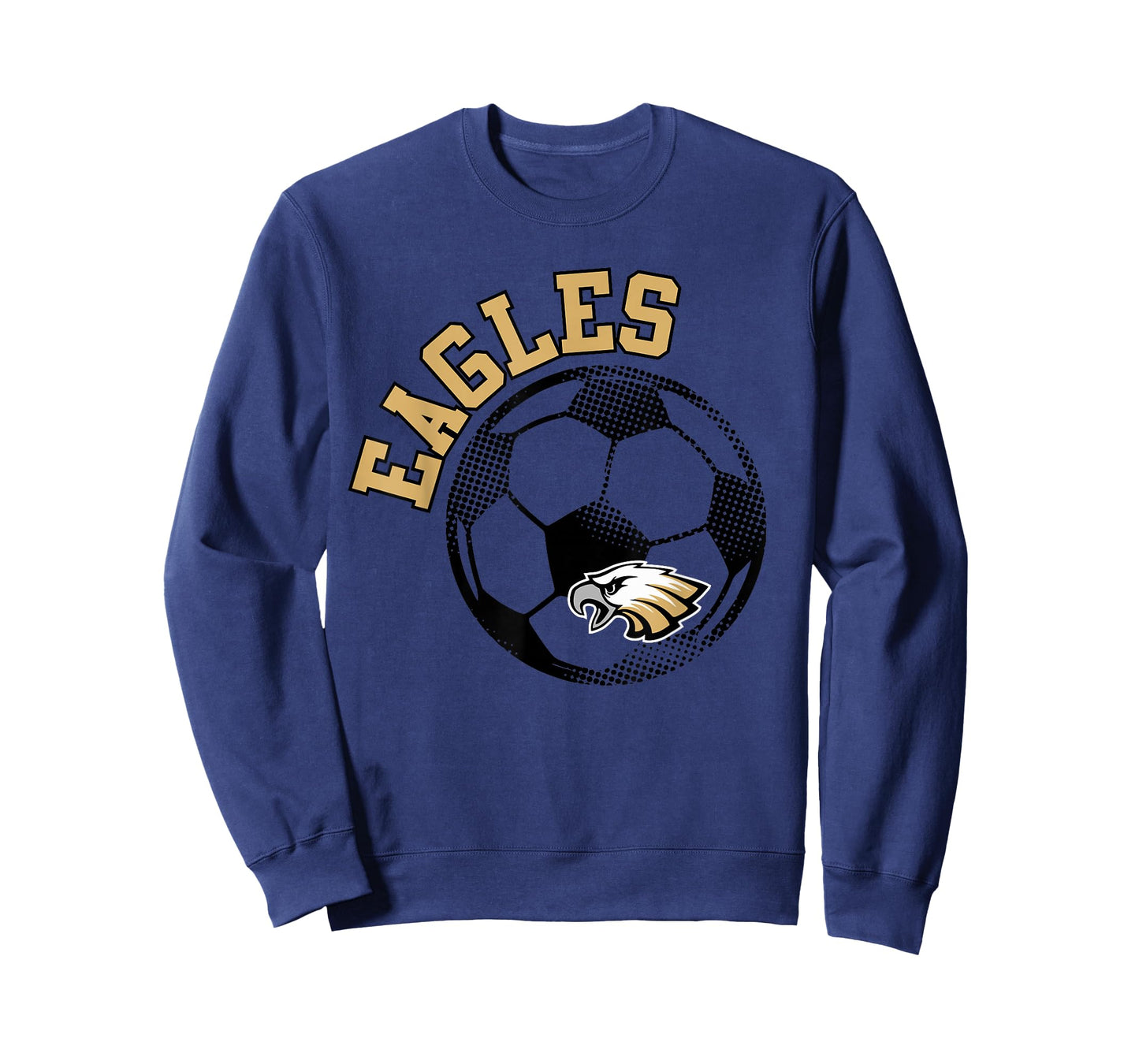 Eagles Soccer Gold Eagles Game Day School Spirit T-Shirt