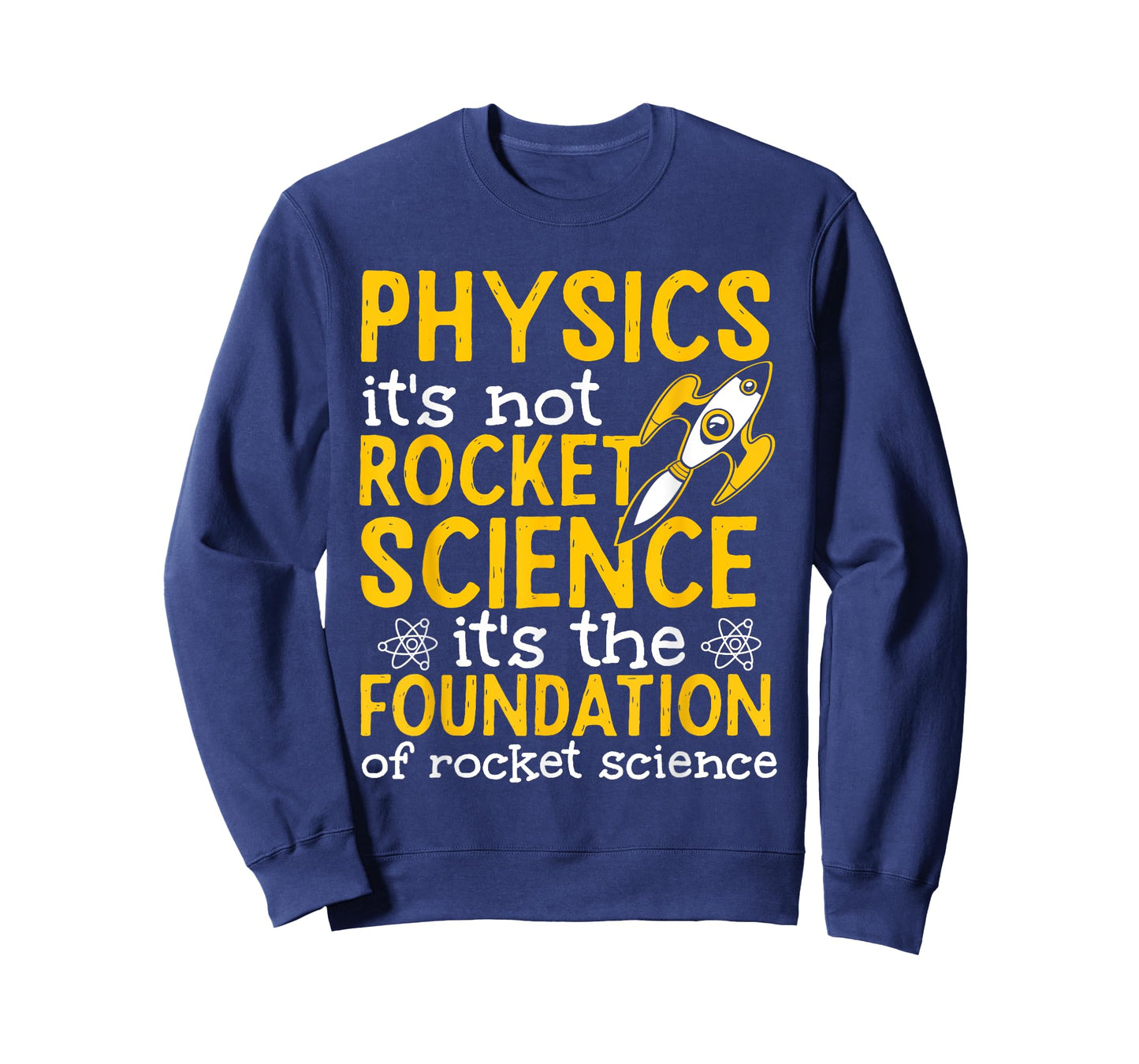 Science Physics Teacher Physics Is Not Rocket Science Men Women T-Shirt