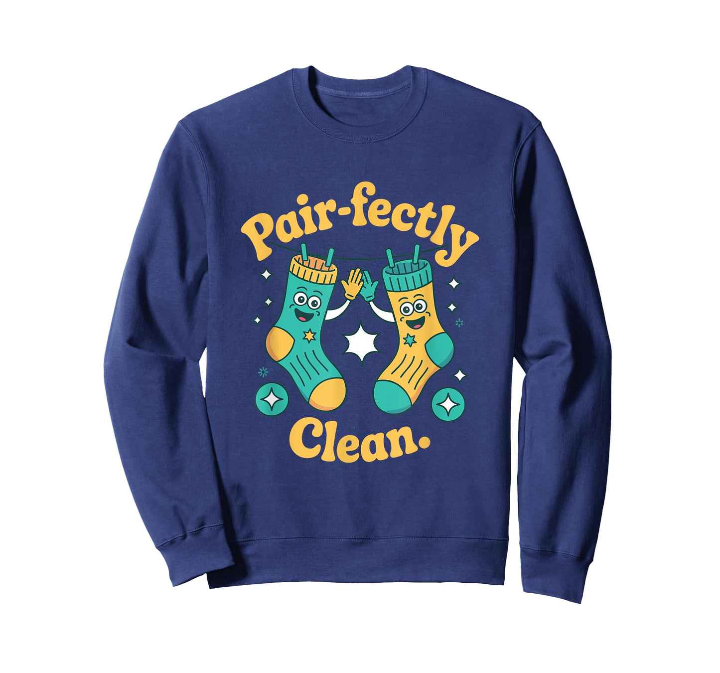 Pair-fectly Clean Socks Laundry Happy T-Shirt