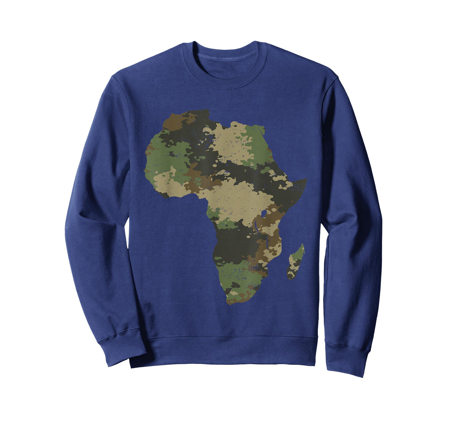 Africa Continent Map Camo Pattern African Safari Camouflage T-Shirt