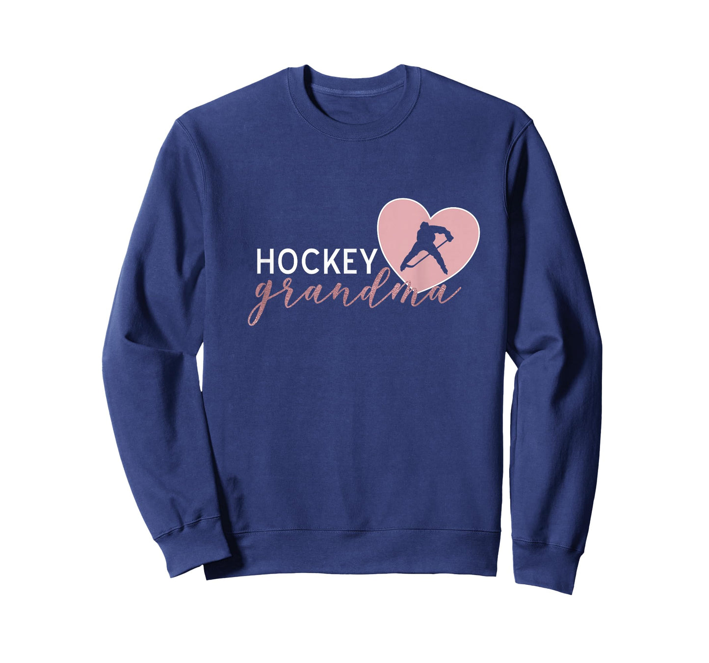 Hockey Grandma Grandmother Heart Player Silhouette T-Shirt