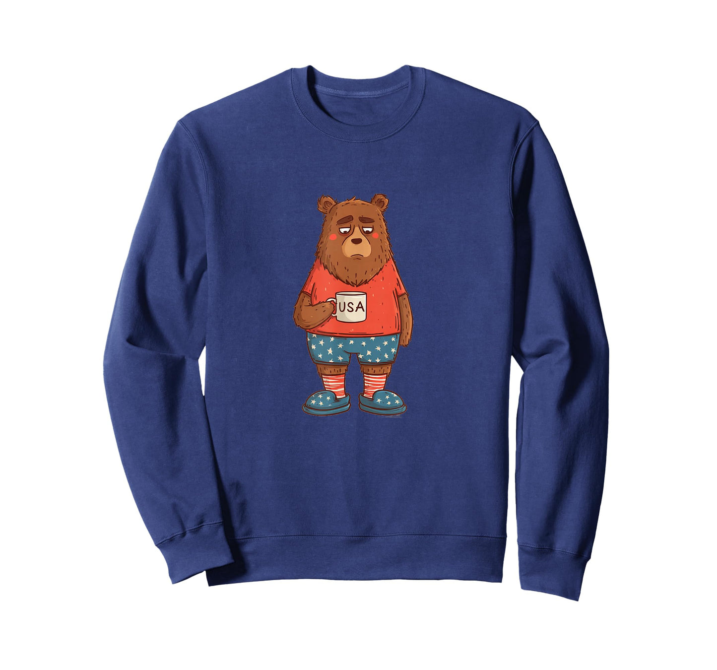 Patriotic Morning Bear Cup Costume T-Shirt
