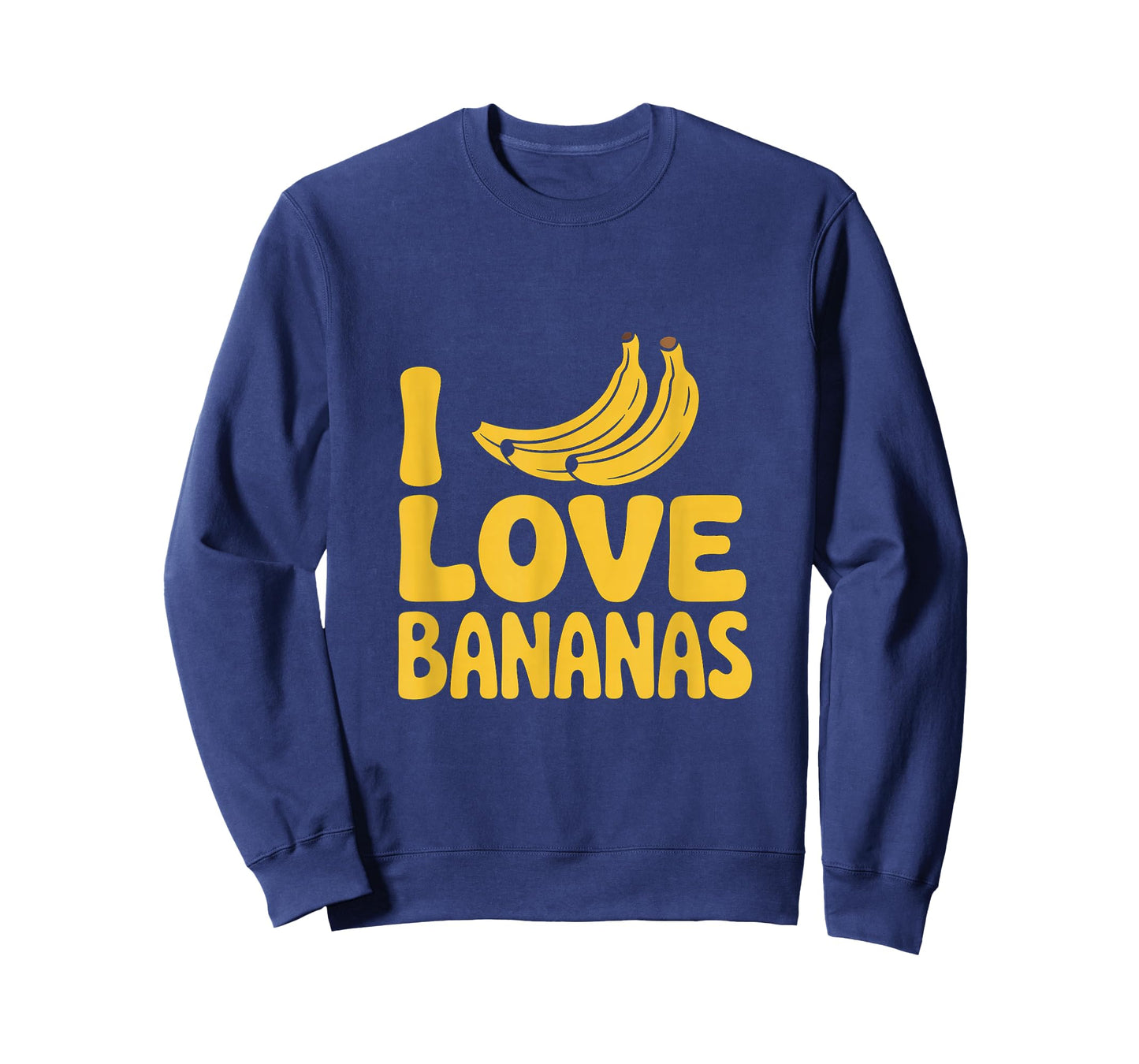 I Love Bananas Funny Quirky Fruit Lovers T-Shirt