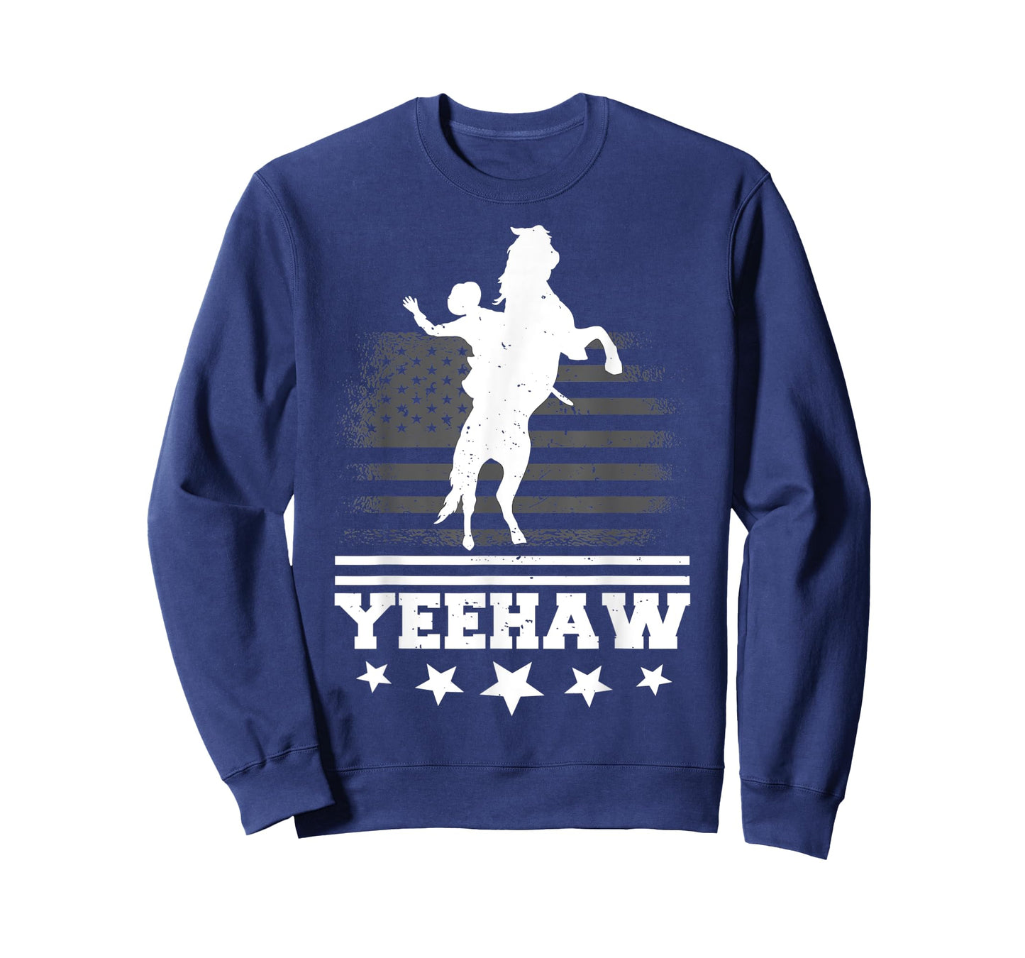 Yeehaw Cowboy Rodeo Horse Bull Riding For Men Women Kids T-Shirt