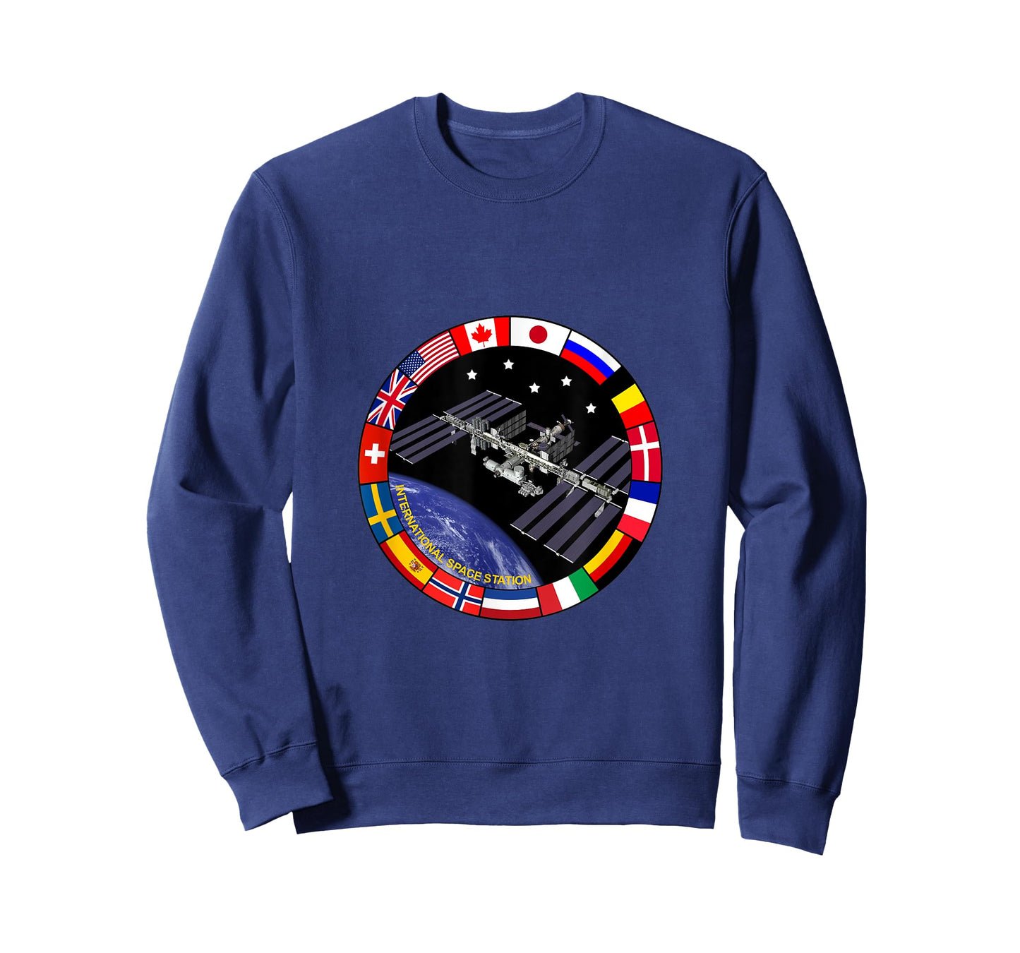 International Space Station - ISS Flag Logo T-Shirt