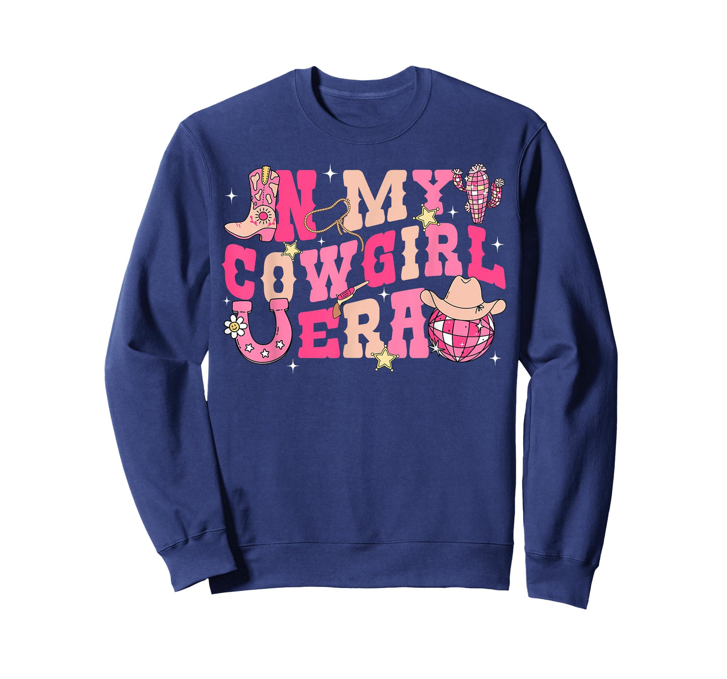 In My Cowgirl Era Groovy Cute Western Rodeo Cowgirl T-Shirt