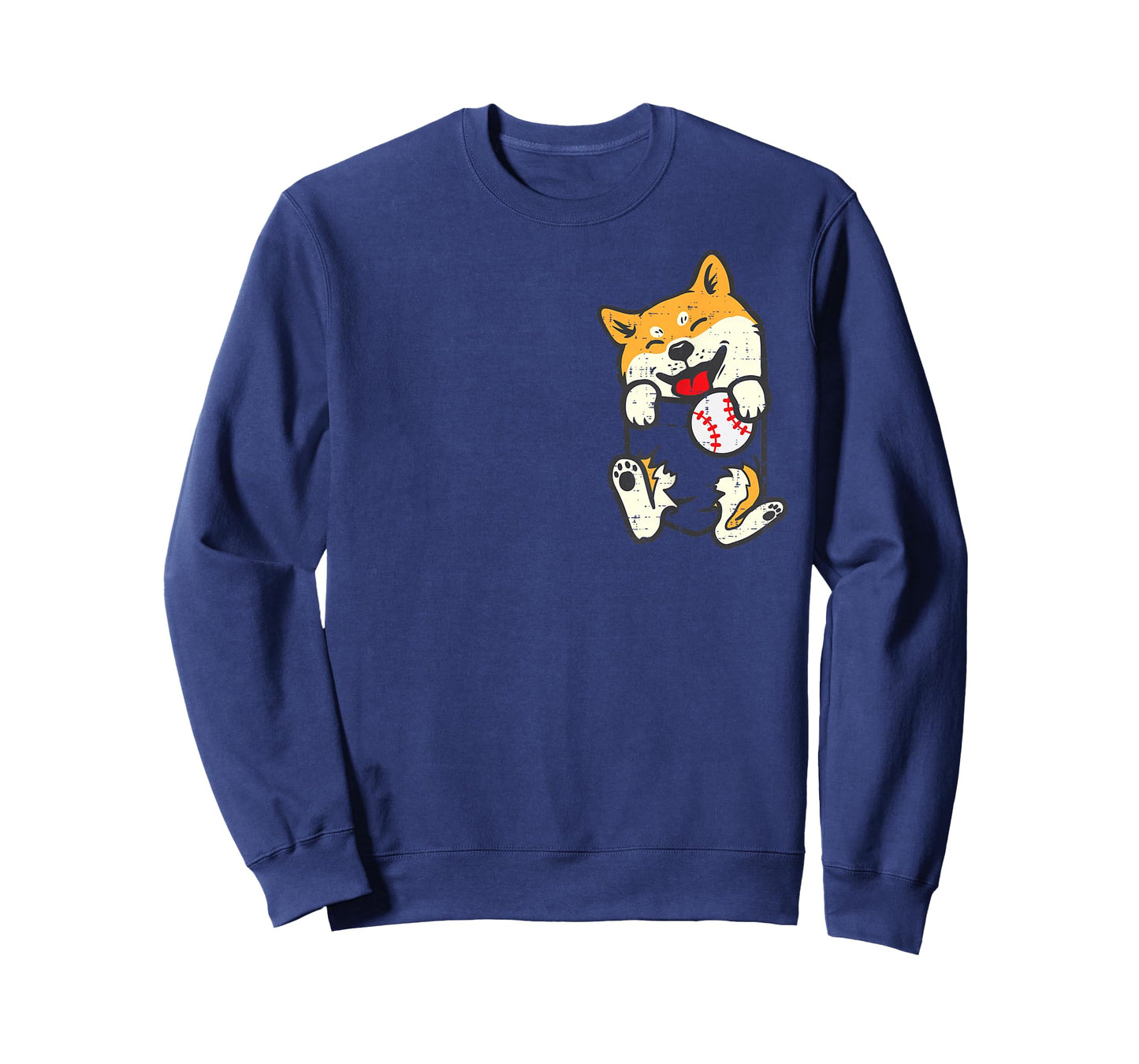 Pocket Shiba Inu Feet Baseball Japanese Dog Men Women Kids T-Shirt