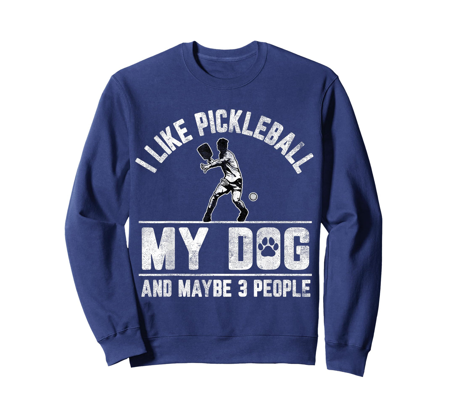 I Like Pickleball My Dog And Maybe 3 People Funny Saying T-Shirt