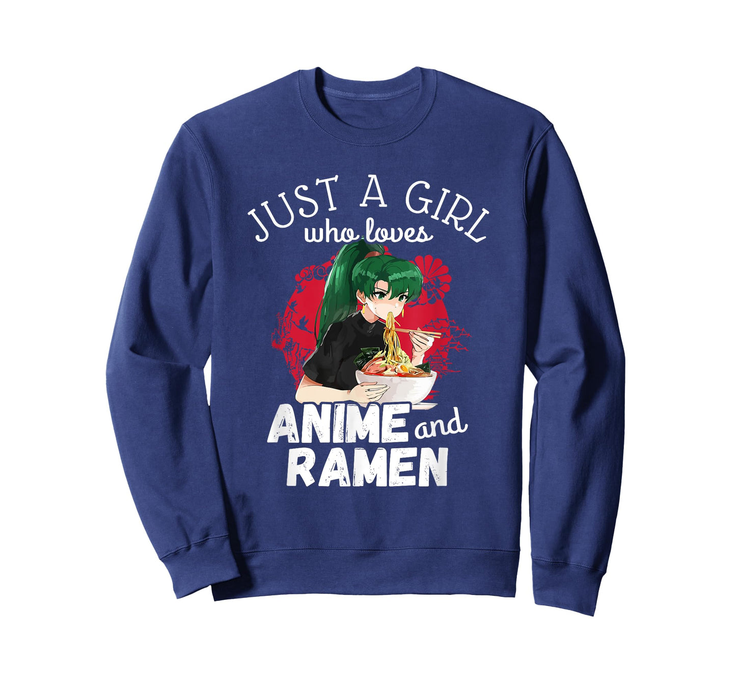 Just A Girl Who Loves Anime and Ramen - Cute Kawaii Gift T-Shirt