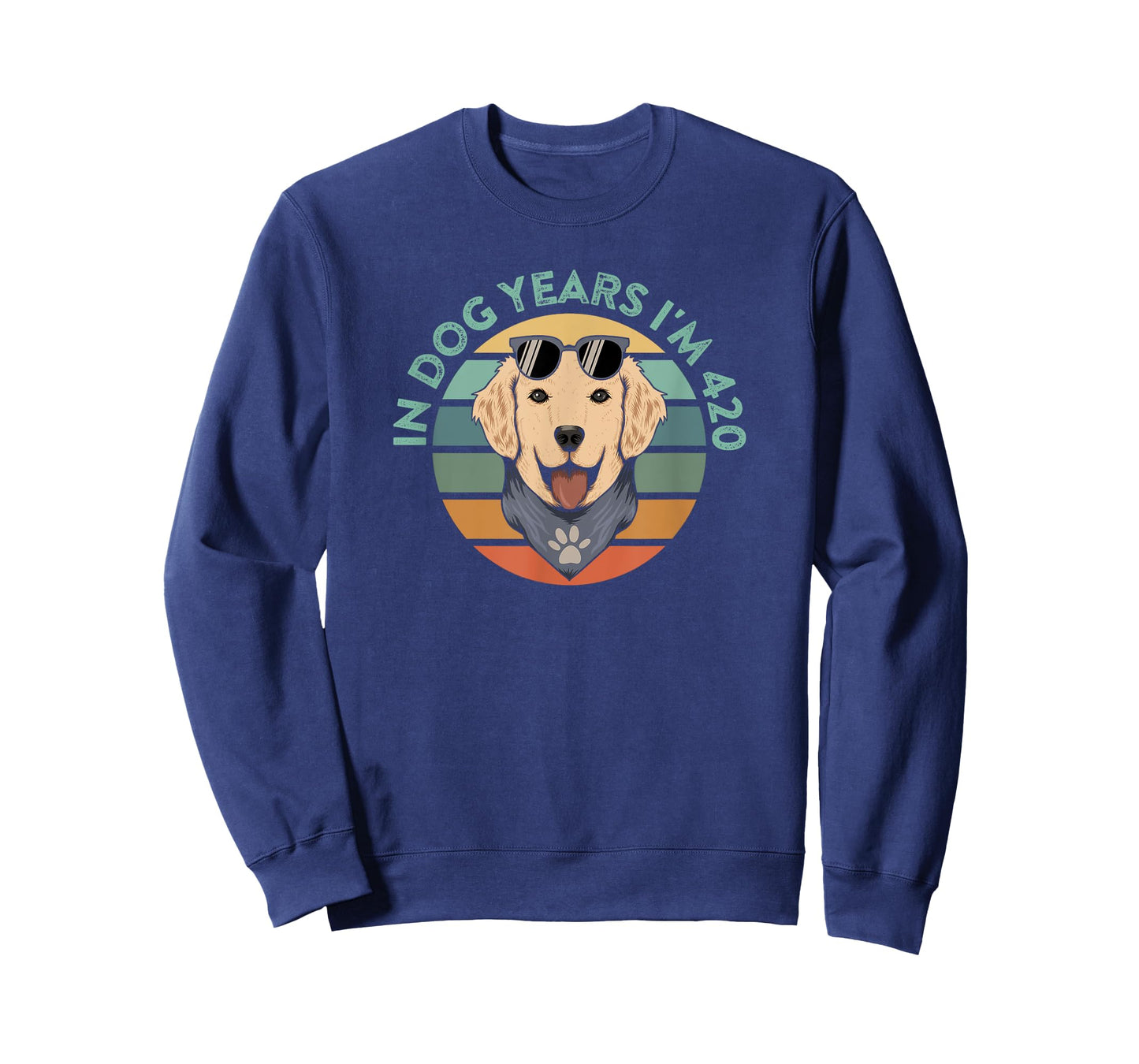 Funny 60th Birthday 420 Weed Quote In Dog Years I'm 420 Men Women T-Shirt