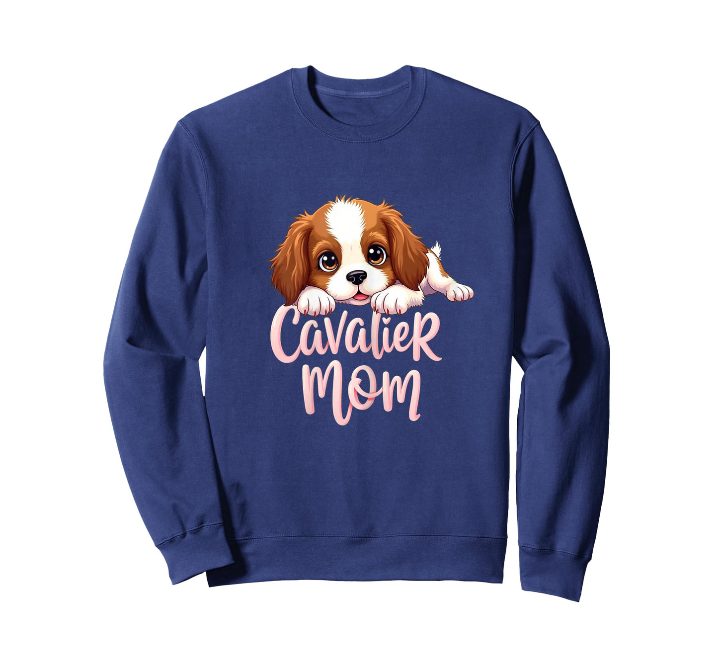 Cavalier Mom Dog King Charles Spaniel Mama Cute Puppy T-Shirt