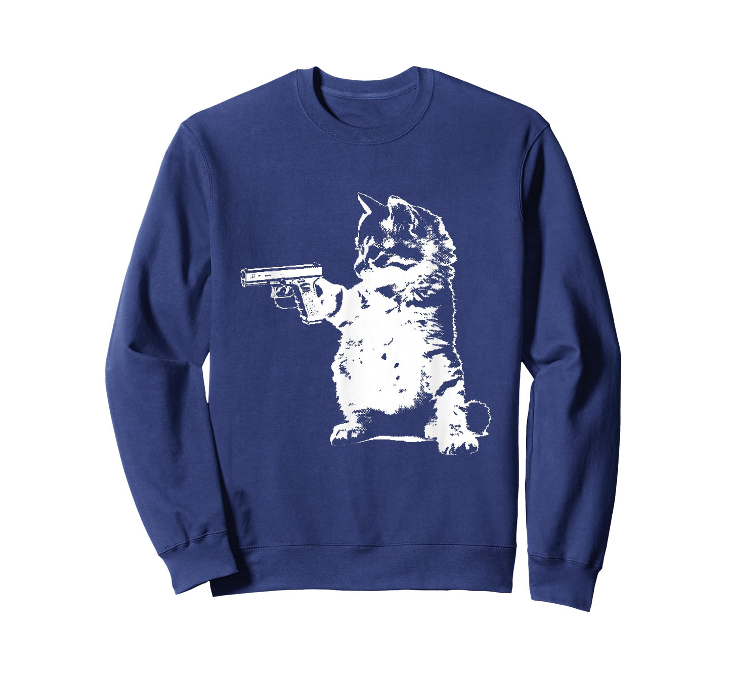 Gun kitty funny cat T-Shirt