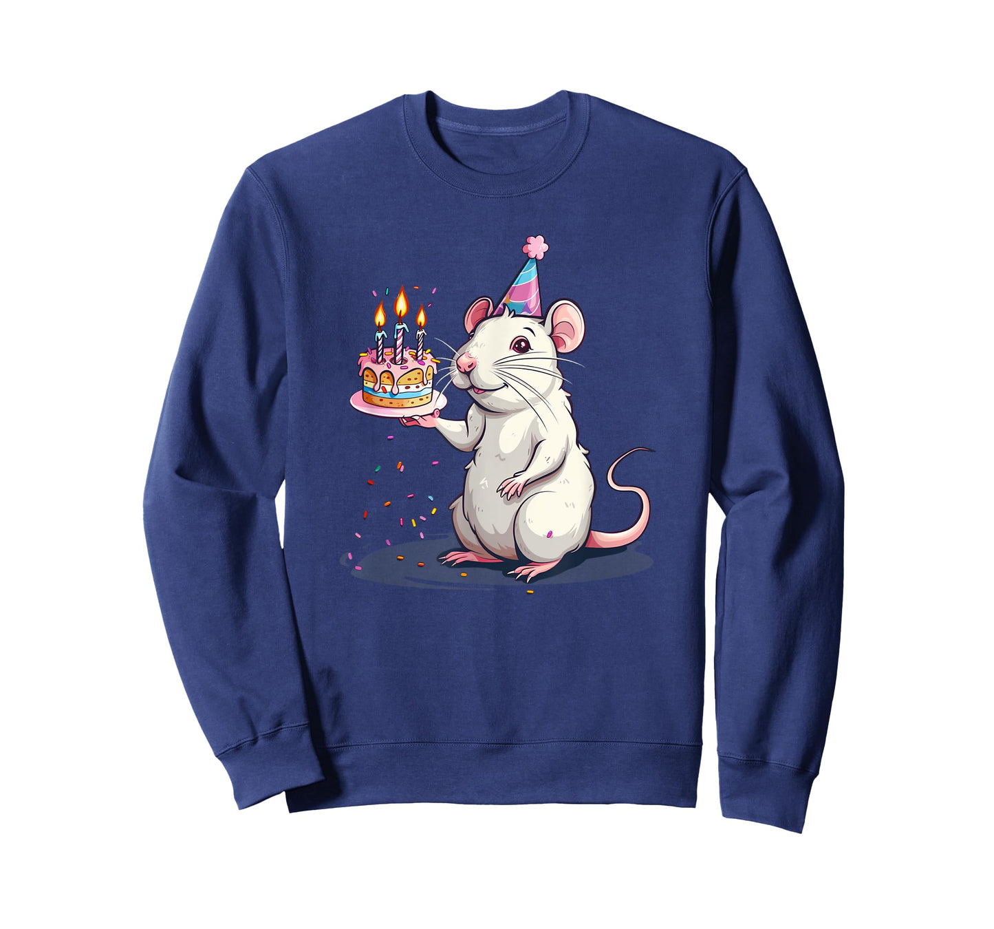 Happy Birthday Rat with B-Day Cake Costume T-Shirt