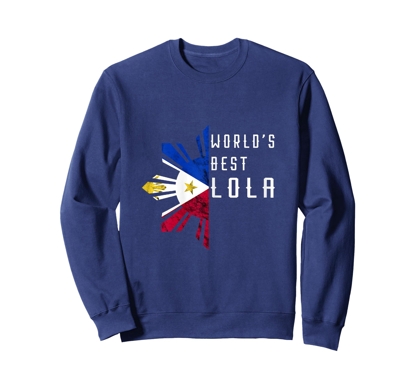 Philippines World's Best Lola Filipino Sun Pinay Flag T-Shirt