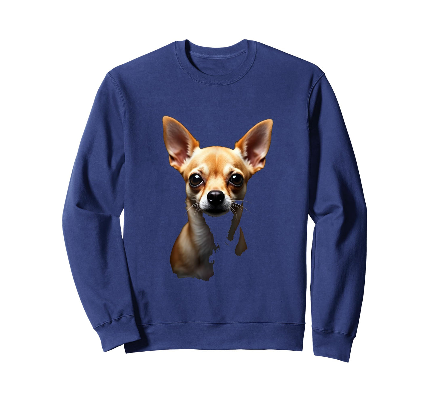 Black Chihuahua Dog Chihuahua Face T-Shirt