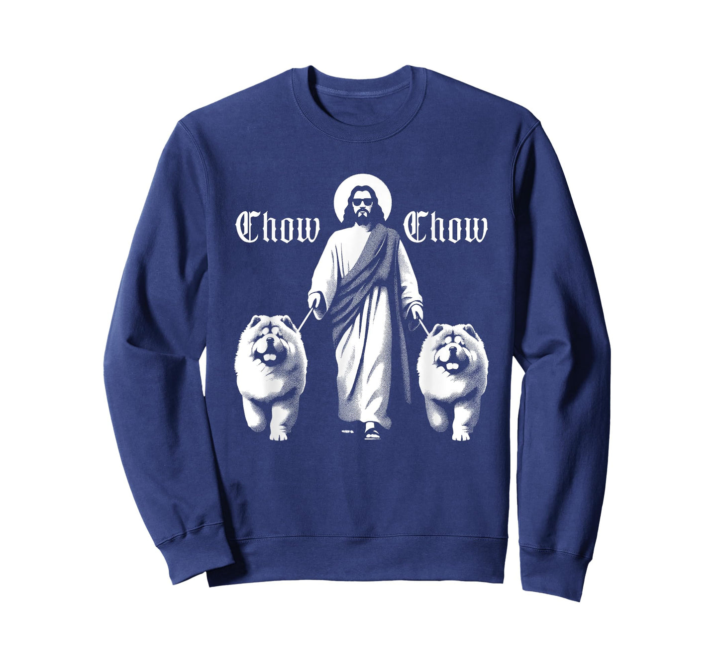 Jesus Chow Chow Dogs - Funny Christian Religious Dog Lover T-Shirt
