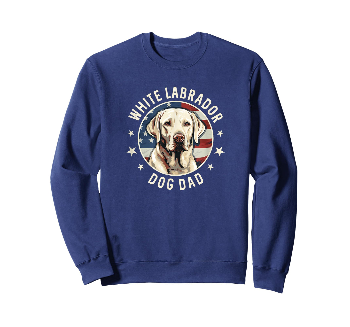 White Labrador Retriever Dog Dad T-Shirt