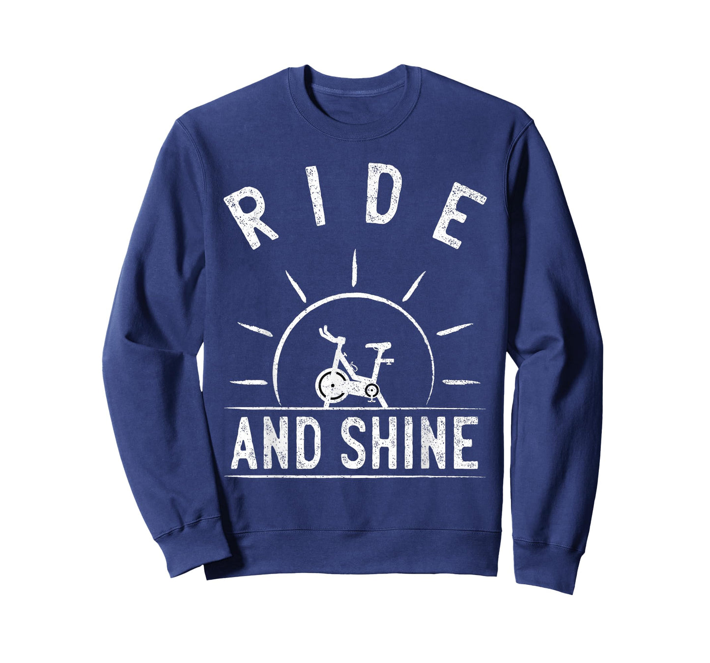 Ride and Shine Funny Indoor Spinning Spin Class Workout Gym T-Shirt