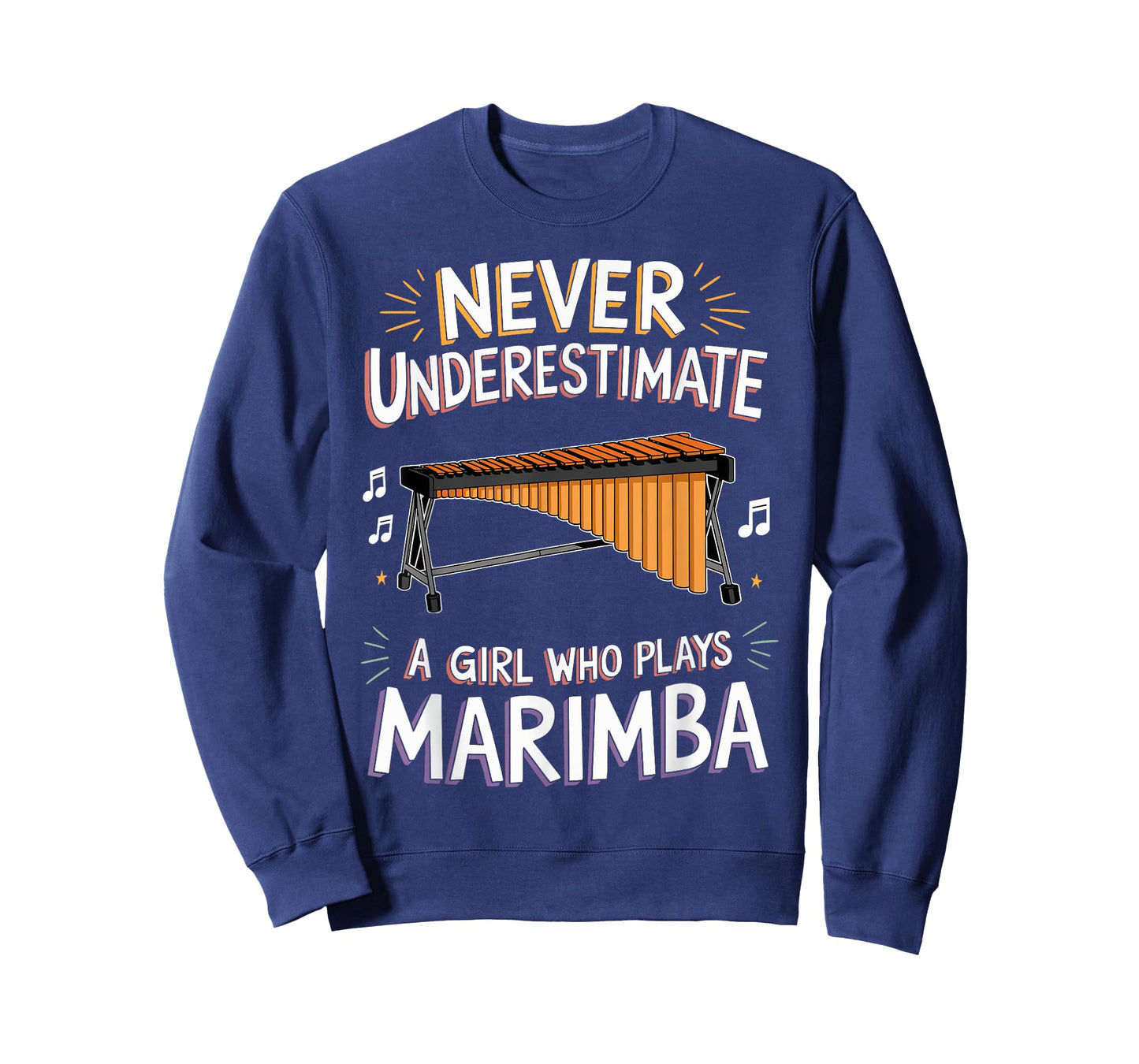 Musician Vibraphonist Never Underestimate A Girl Marimba T-Shirt