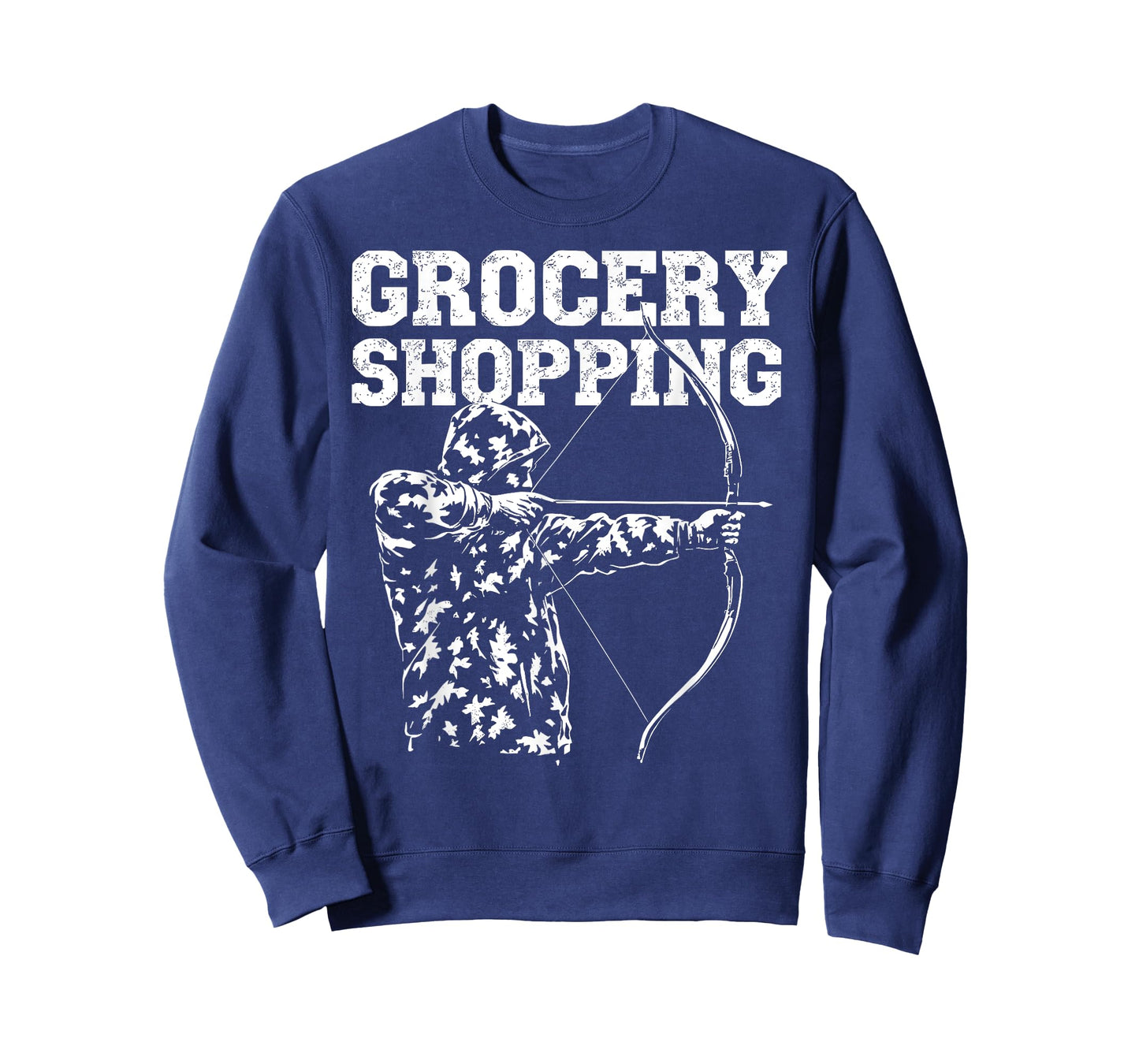 Grocery Shopping Archery Bow Hunting Dad Buck Deer Hunter T-Shirt