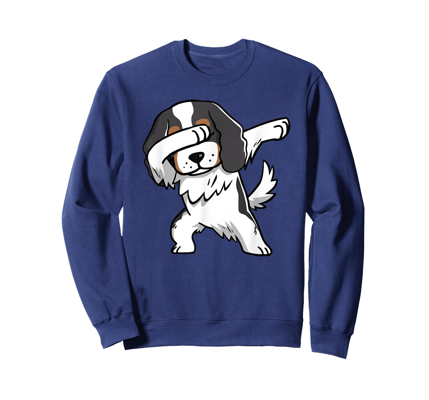 Tricolor Cavalier King Charles Spaniel Dog Dabbing T-Shirt T-Shirt