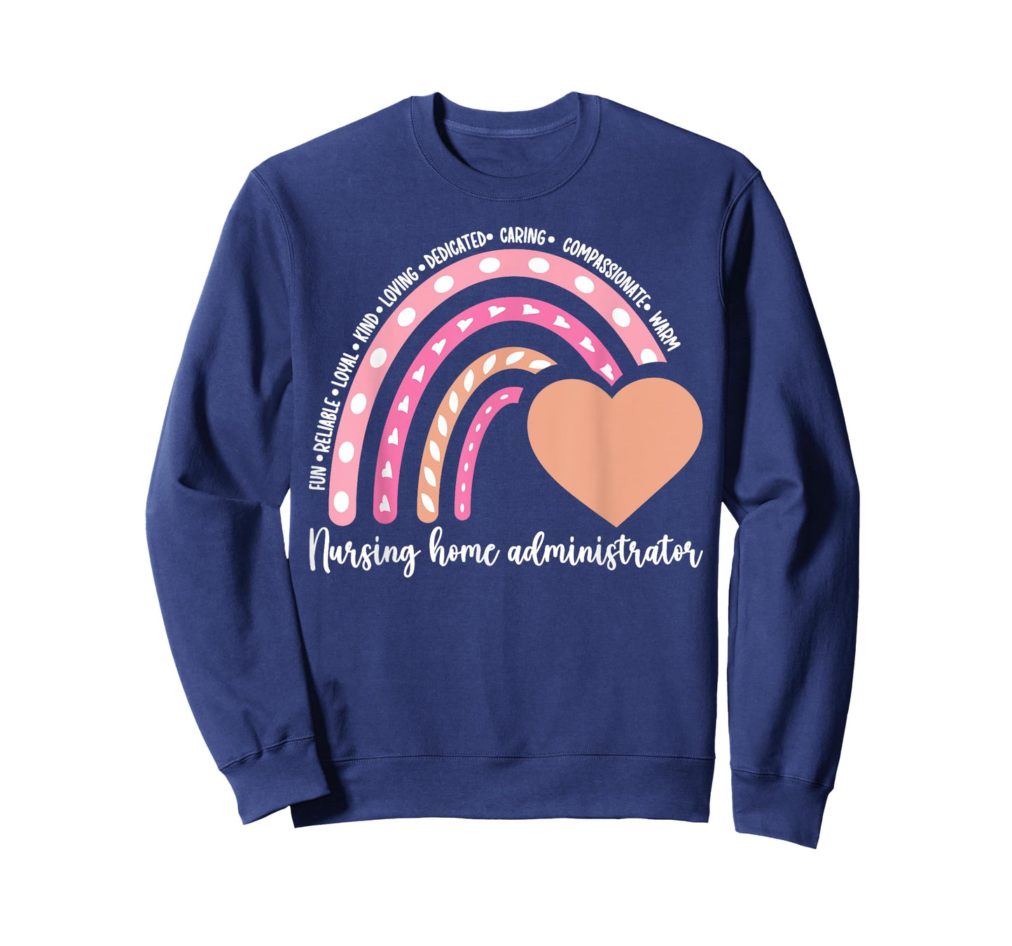 Nursing Home Administrator Nursing Home Admin Rainbow T-Shirt