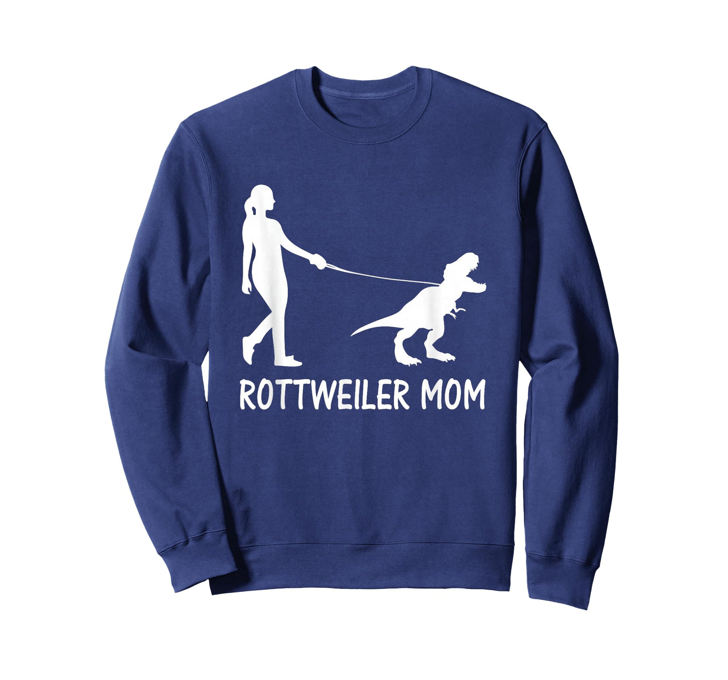 Rottweiler Mom Rottie Mama Dog Rott Dinosaur Women Mother T-Shirt
