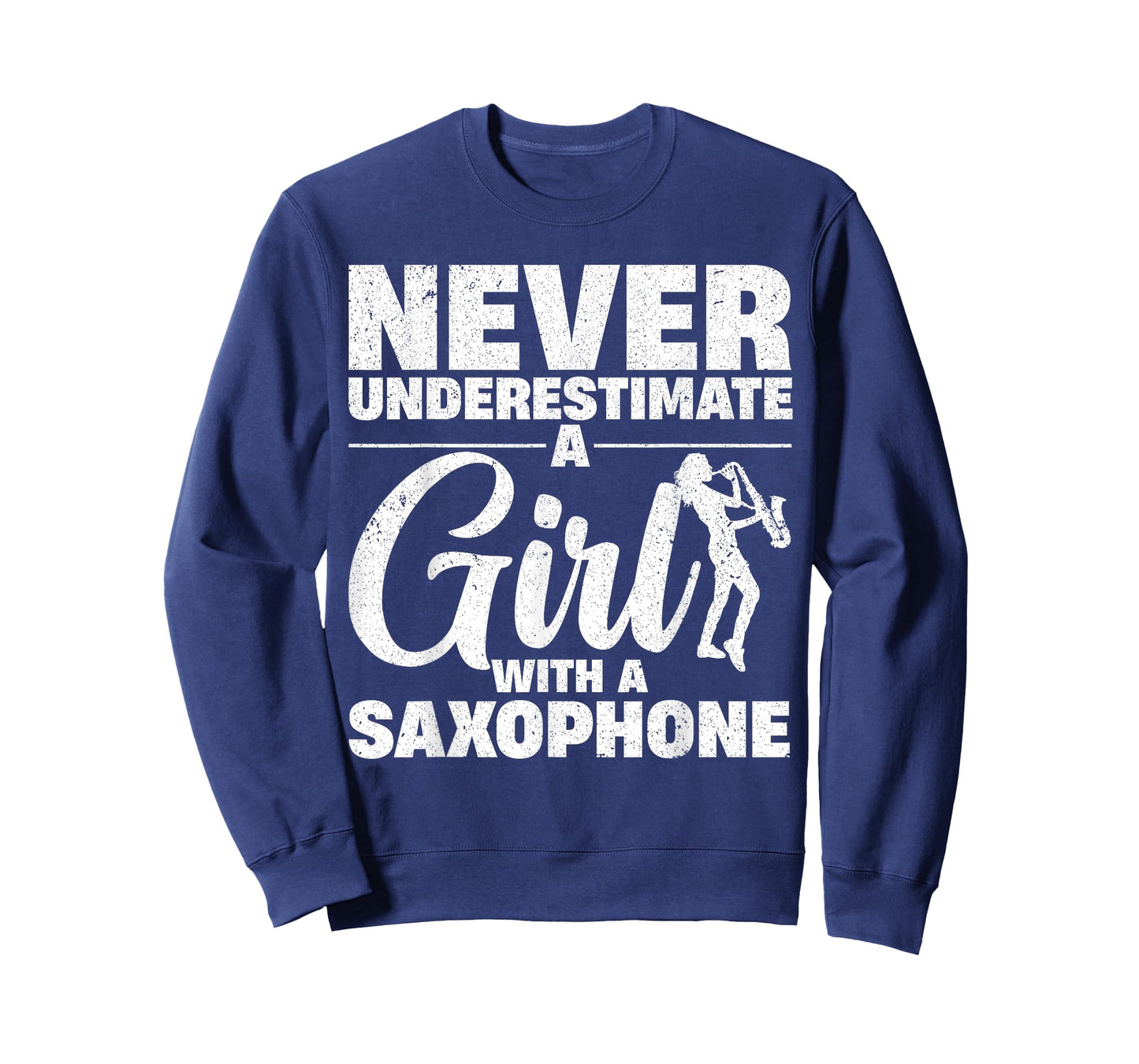 Funny Saxophone Design For Girls Women Saxophonist Sax Lover T-Shirt
