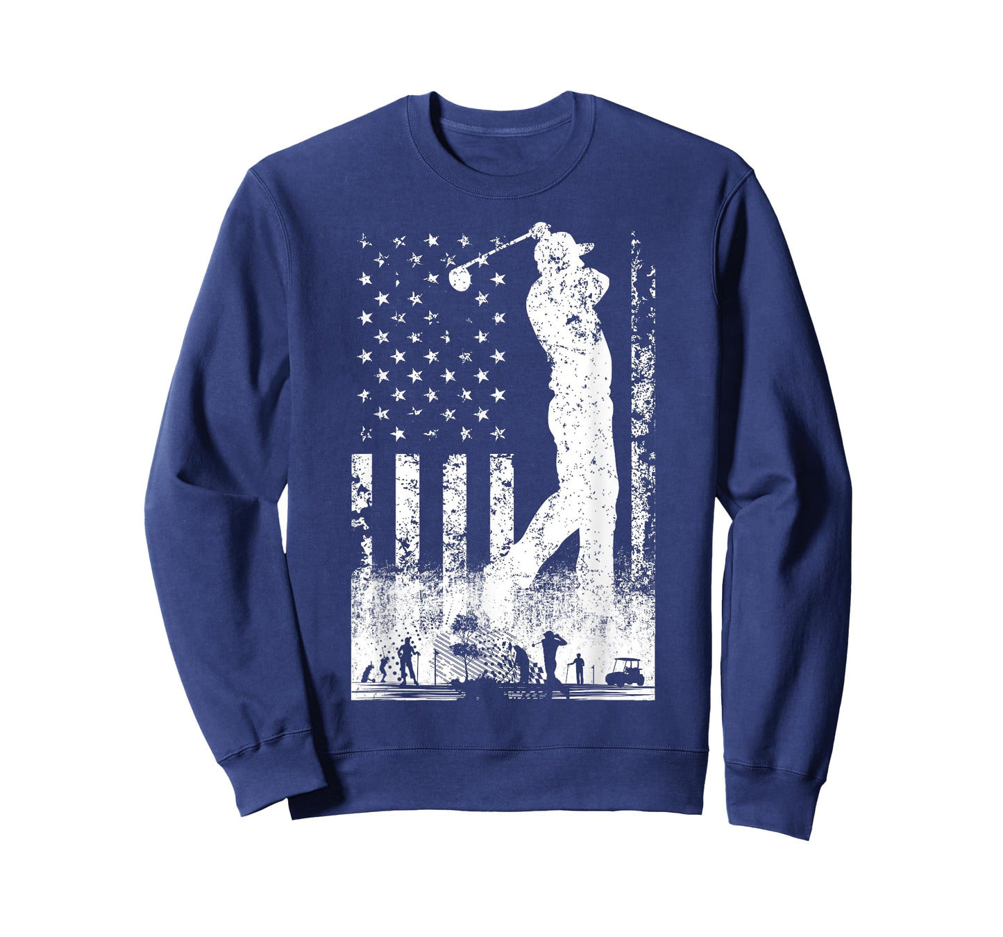 American Flag Golf Club USA 4th Of July For Men Women Kids T-Shirt