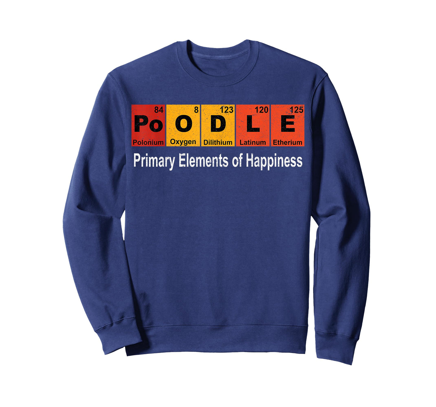 Poodle Dog Science Funny Periodic Table T-Shirt