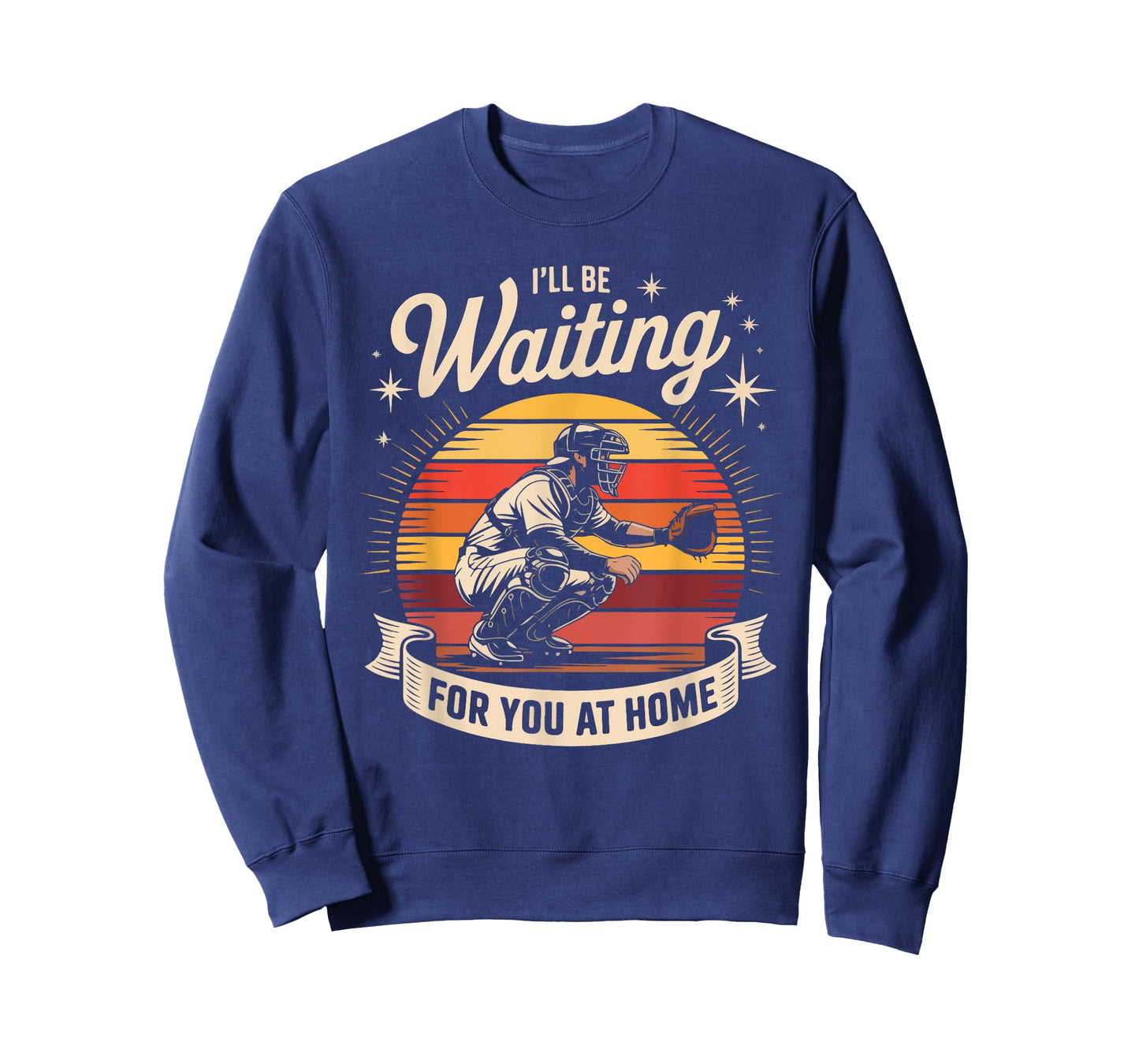 I'll Be Waiting for You at Home Baseball T-Shirt
