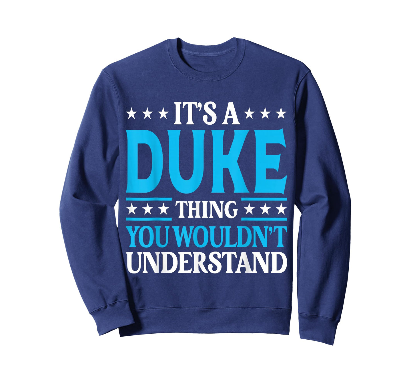 Duke Gift Duke Tee Men Name Birthday Gifts - Black - Small - Classic Fit - Crew Neck - Short Sleeve - Cotton, Polyester - Modern - Personalized T-Shirt