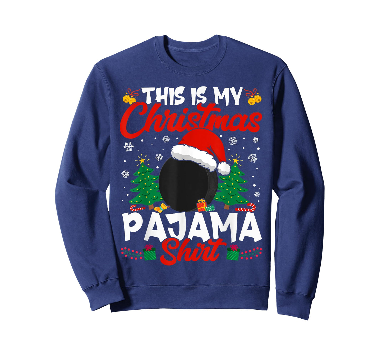 This Is My Christmas Hockey Lover Men Women Boy Girl T-Shirt