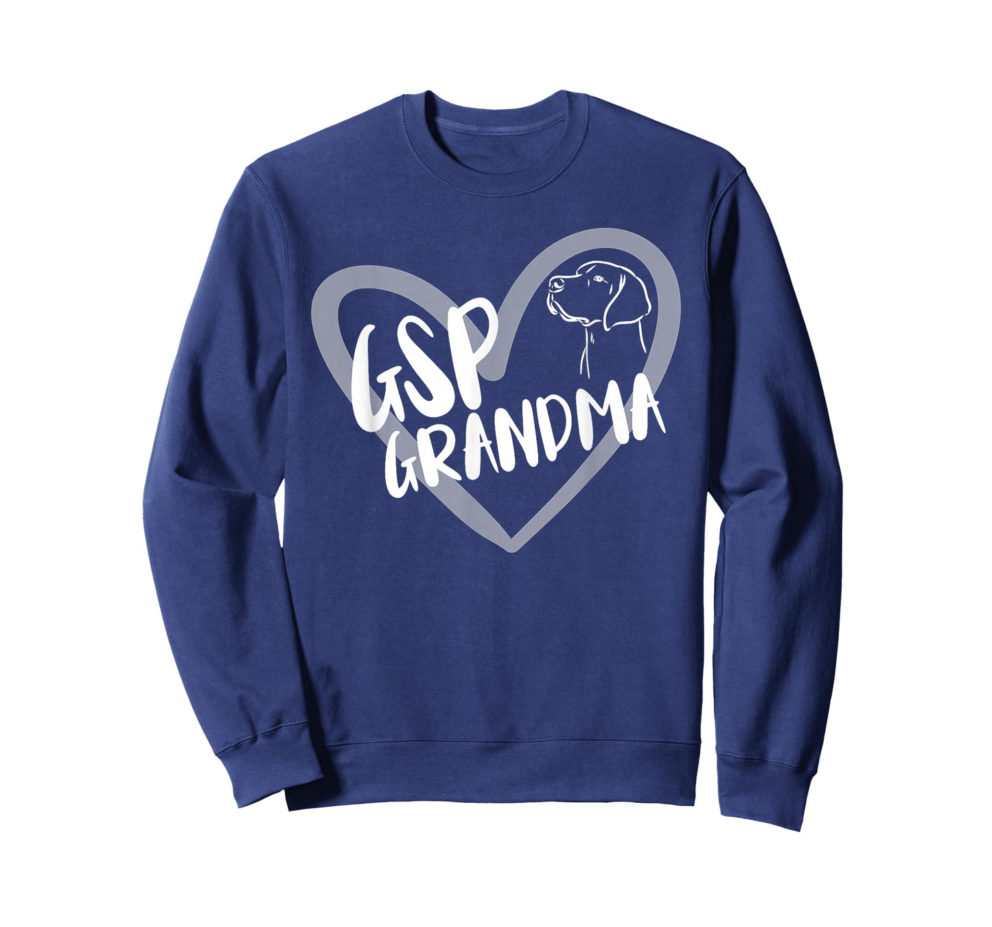 GSP Grandma Heart German Shorthaired Pointer Dog Lover T-Shirt