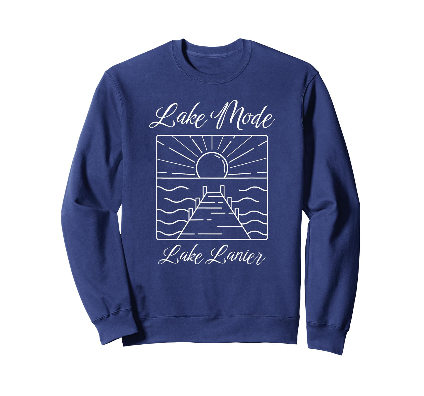 Lake Mode Lake Lanier Sunset Dock Outdoors T-Shirt