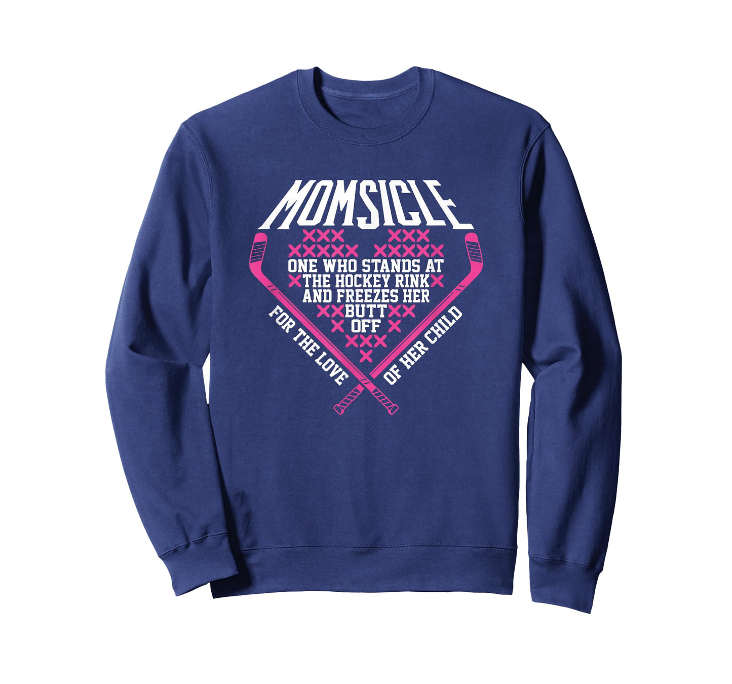 Funny Hockey Mom Shirts Momsicle T-Shirt