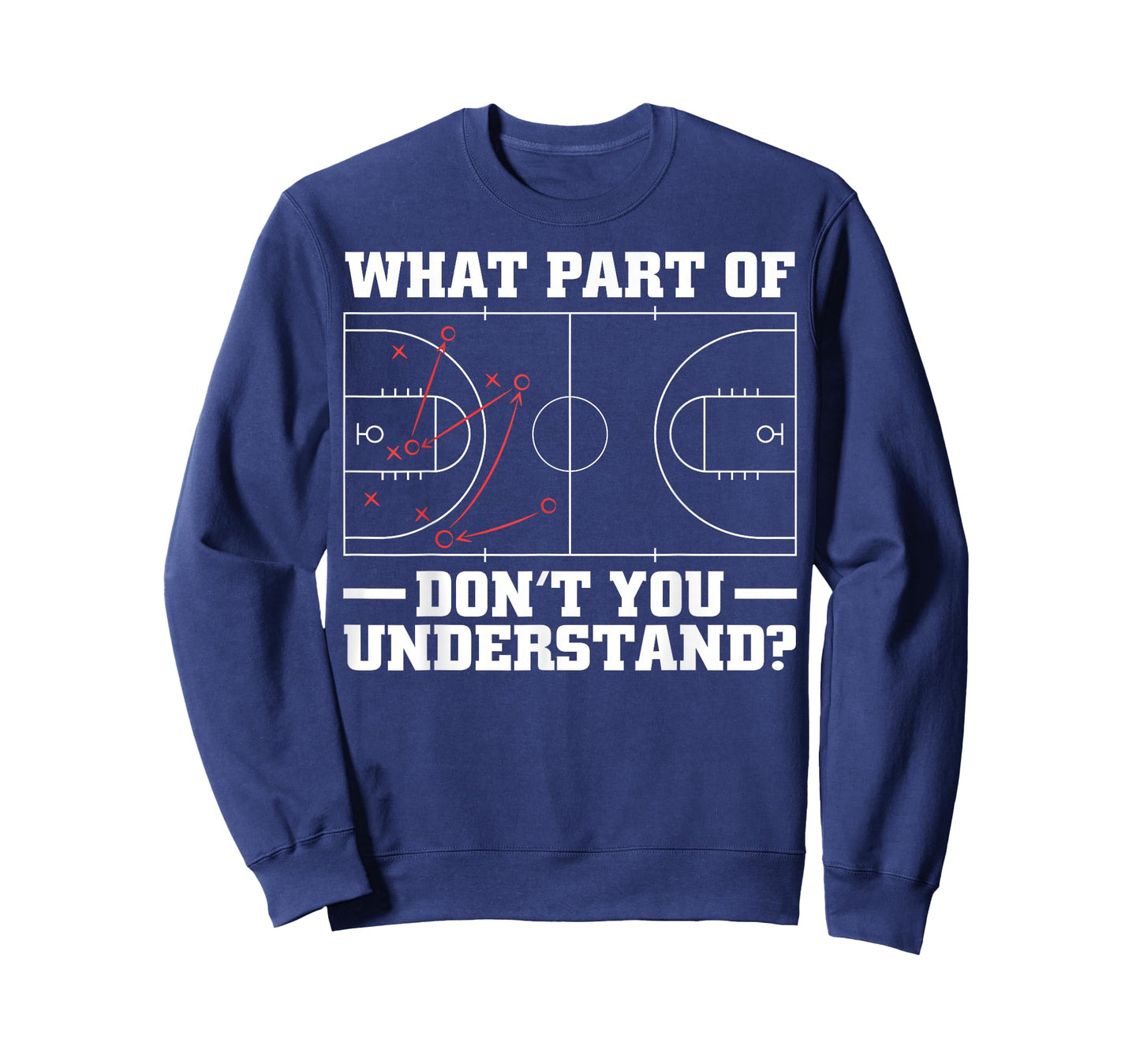Funny Basketball Coach for Men Women Tactic Diagram Board T-Shirt