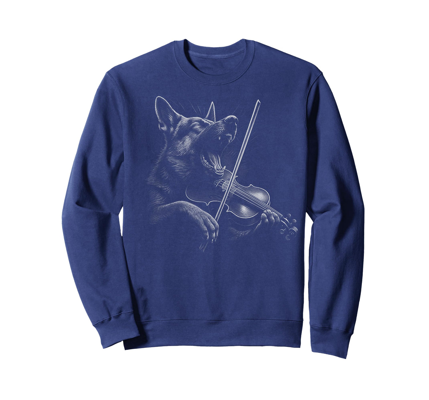 German Shepherd Playing Violin Violinist Dog Lover T-Shirt