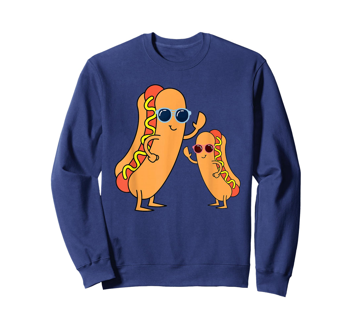 Cool Franks Sausages Weiner Fast Food Sunglasses Hot Dog T-Shirt