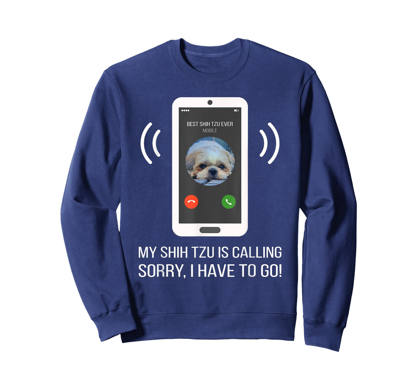 Funny Shih Tzu Dog T-Shirt for Men Women Girls Kids