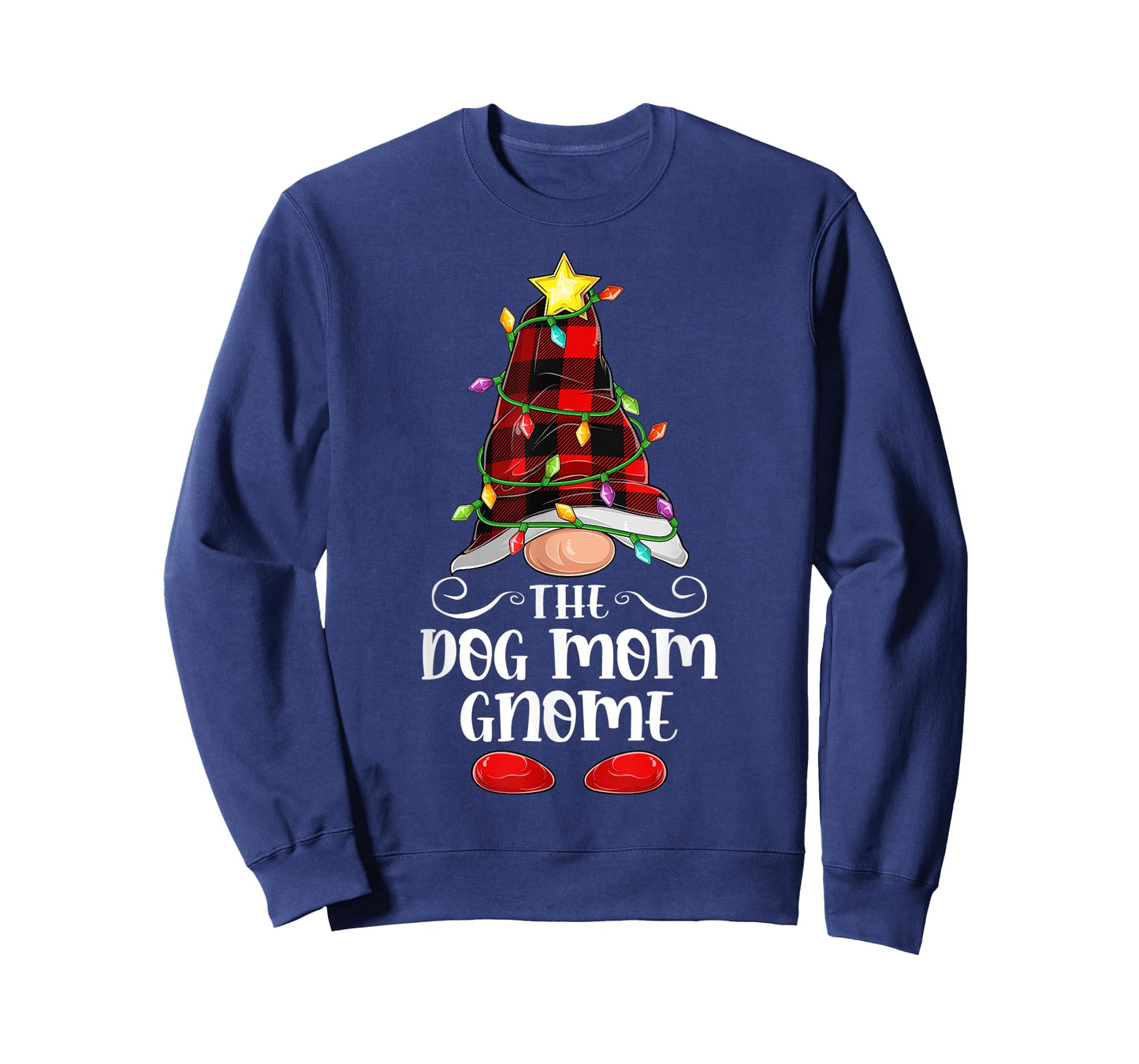 The Dog Mom Gnome - Matching Family Group Christmas Gnome Men Women T-Shirt