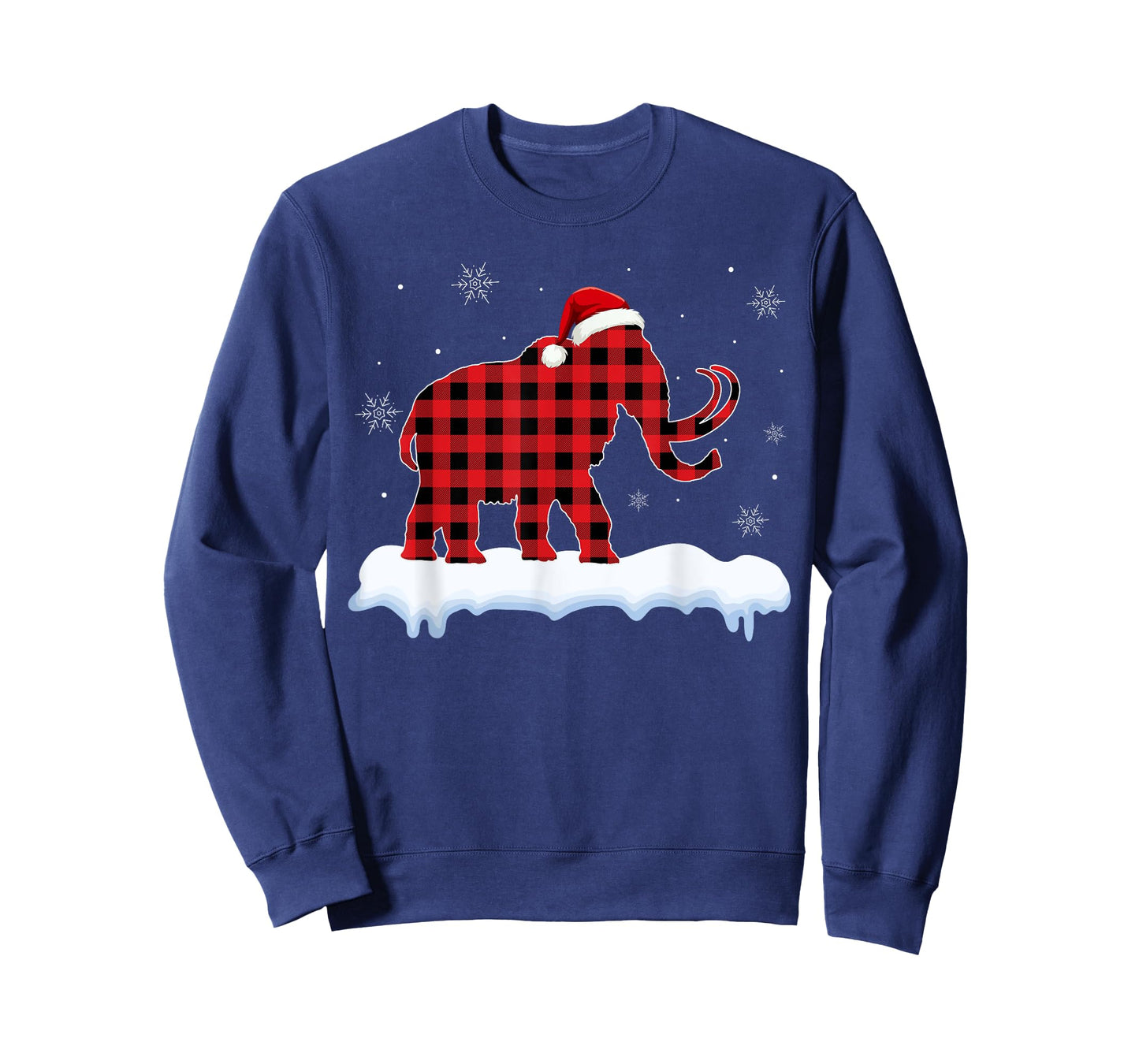Mammoth Christmas Pajamas funny Mammoth Lover Xmas T-Shirt