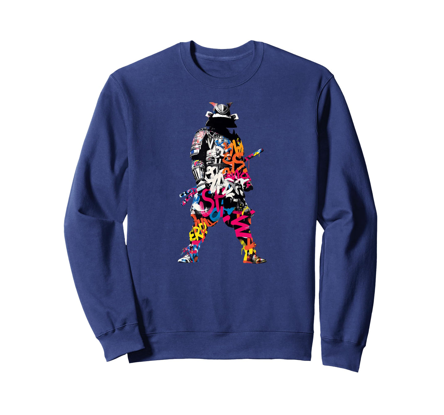 Samurai Graffiti Pop Art - Urban Anime-Inspired design T-Shirt