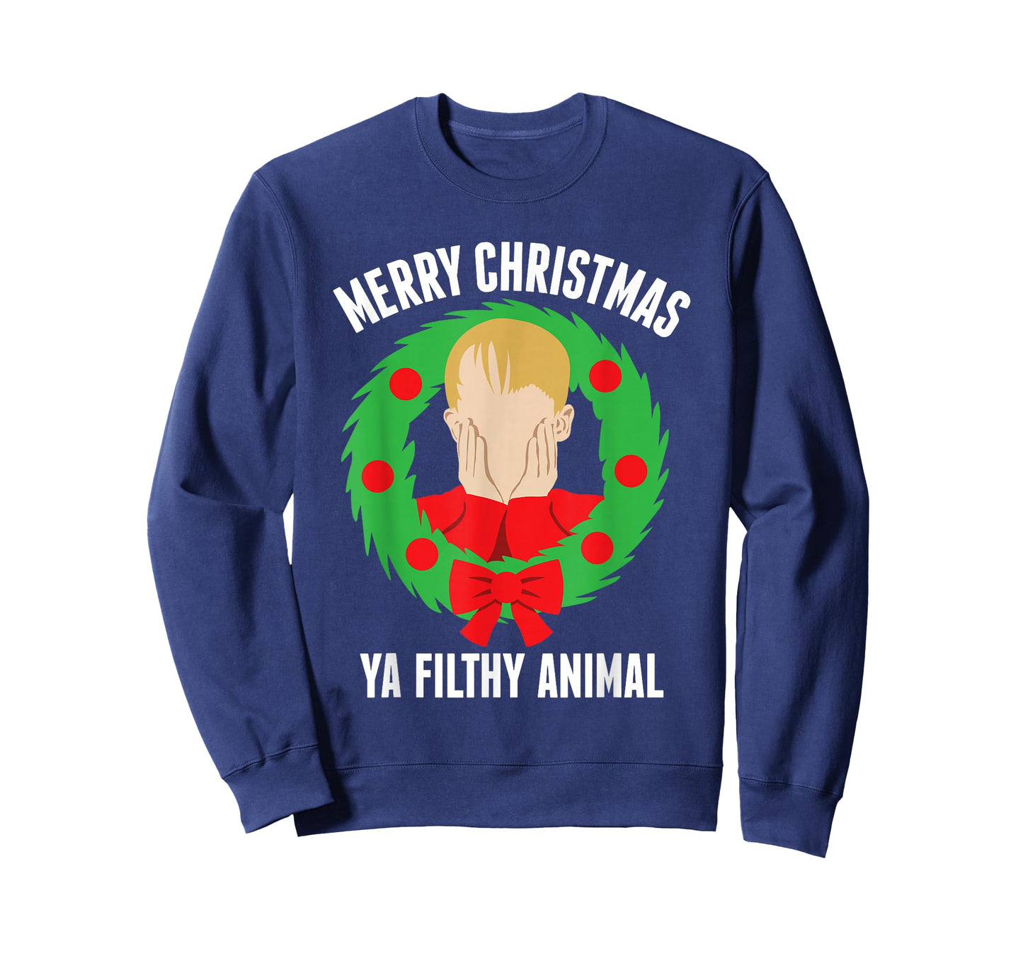 Home Alone Merry Christmas Ya Filthy Animal Ugly Sweater T-Shirt