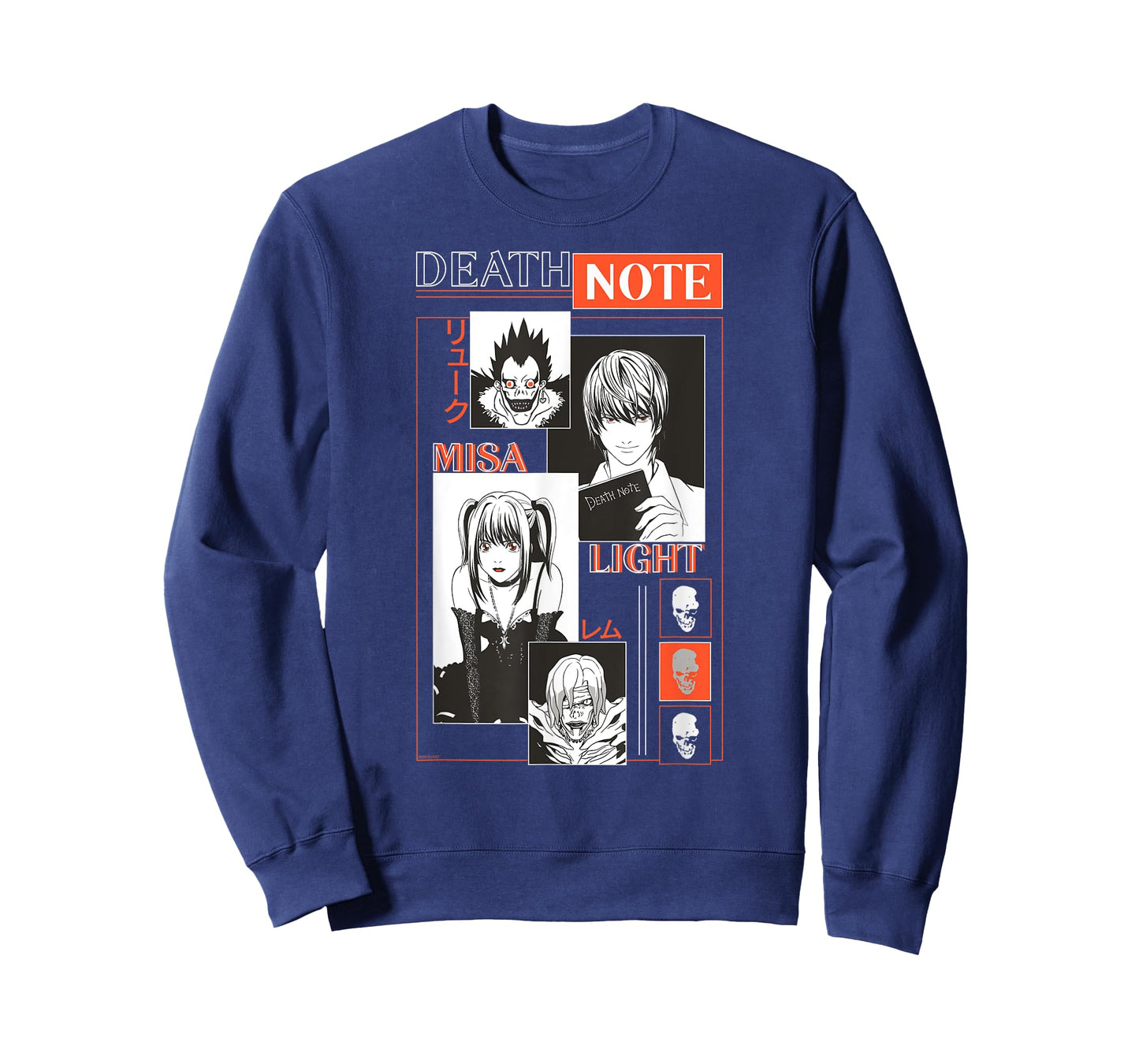 Death Note Modern Character Box Collage Anime T-Shirt