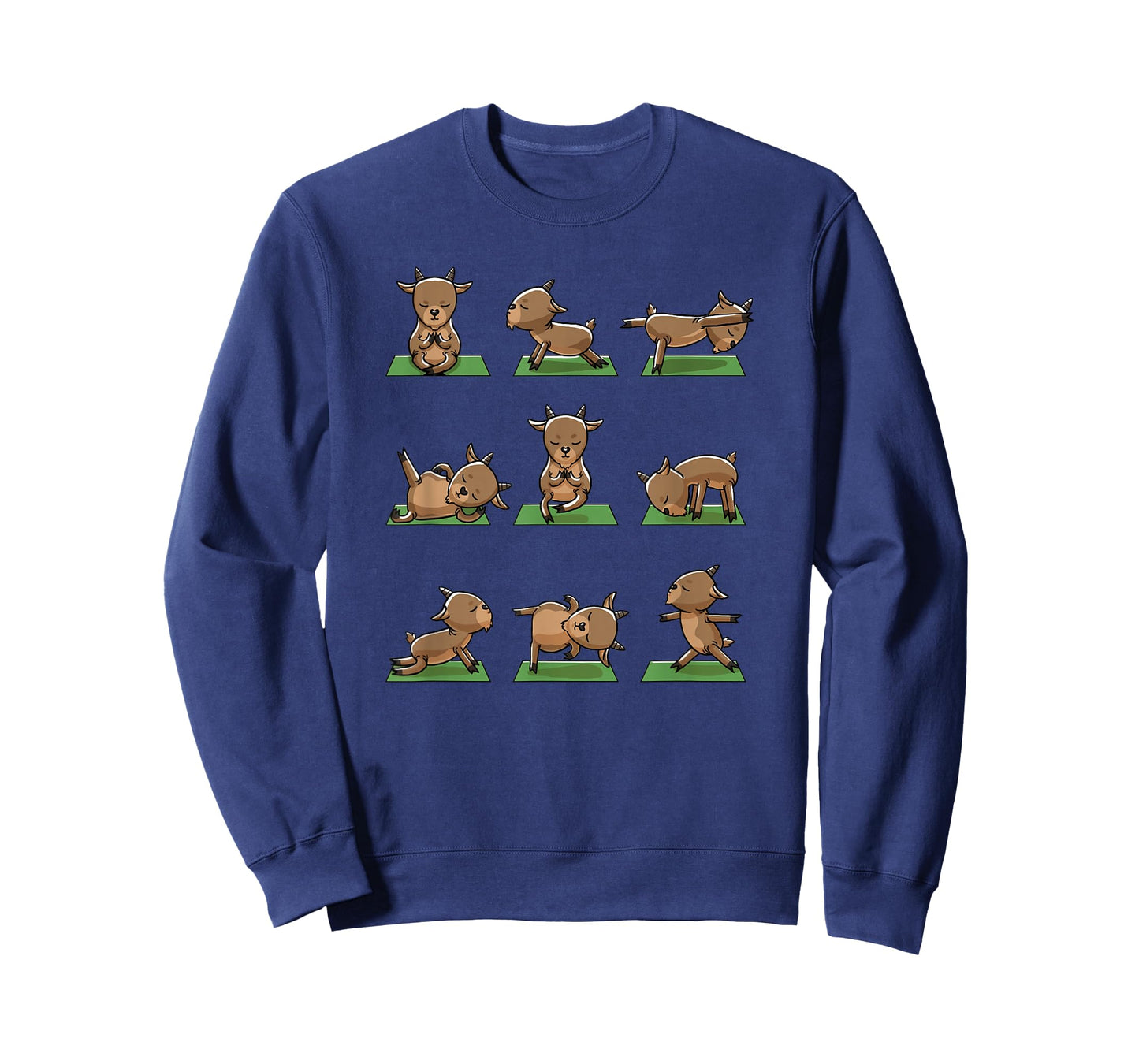 Yoga Goats Pose Funny Meditation Exercise Animal Lover Gift T-Shirt