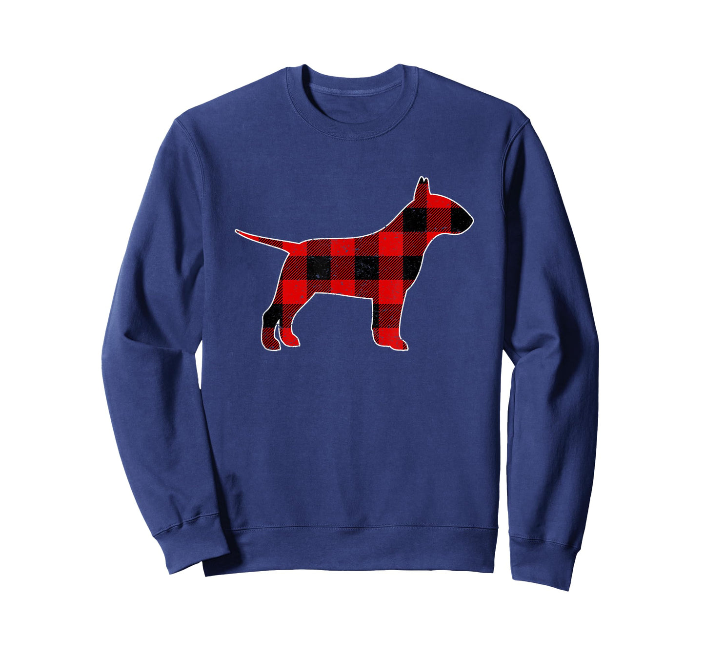 Check Brand For 50, Christmas Plaid Bull terrier Pajama T-Shirt