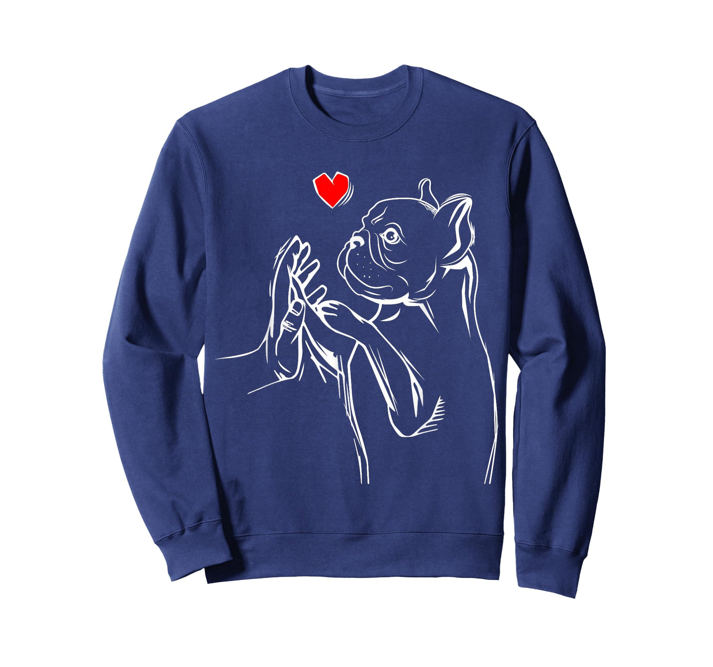 French Bulldog Frenchie Love Dog Mom Women Girls T-Shirt Small