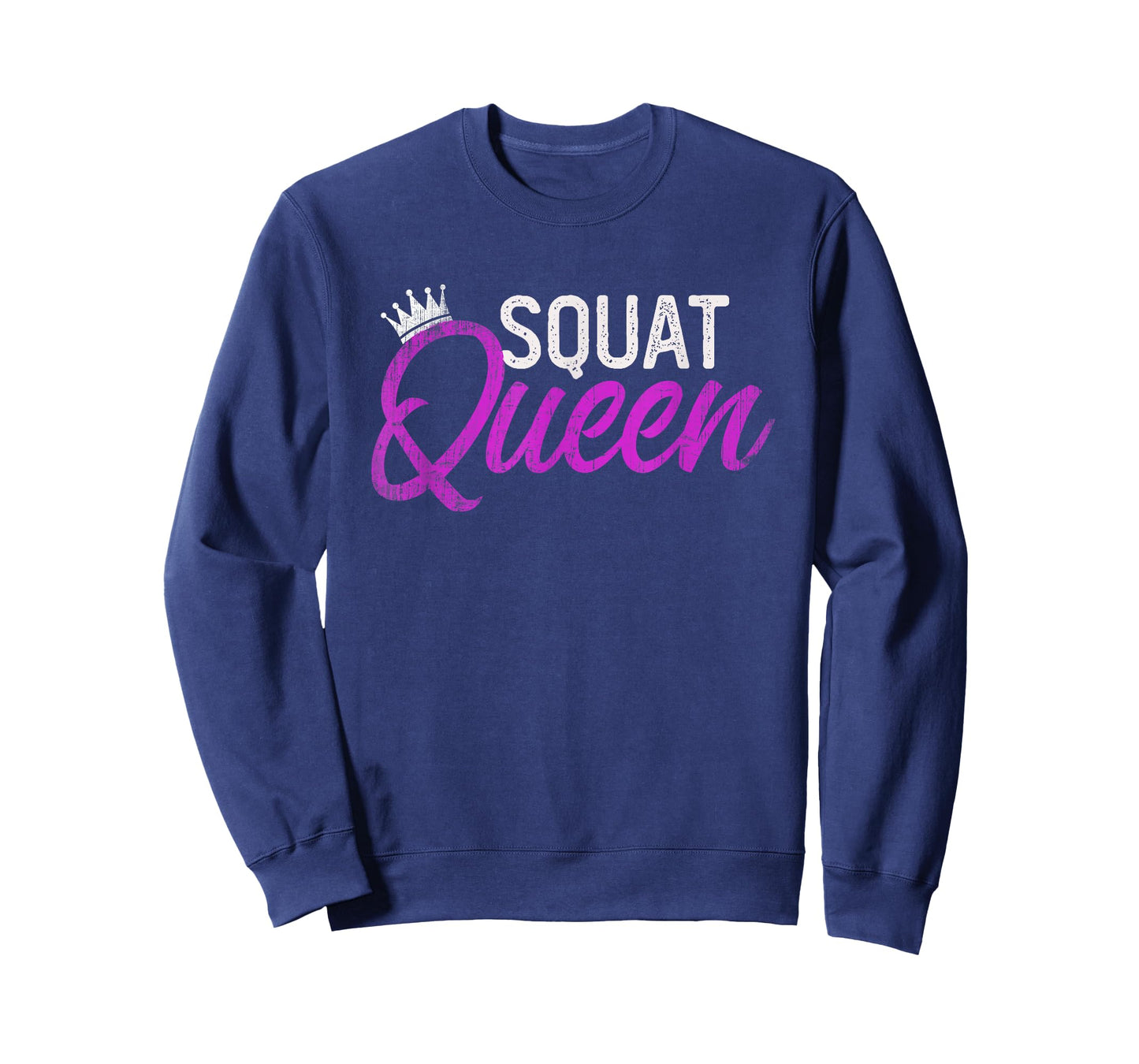 Funny SQUAT QUEEN Personal Trainer Fitness Girl Coach Gym T-Shirt