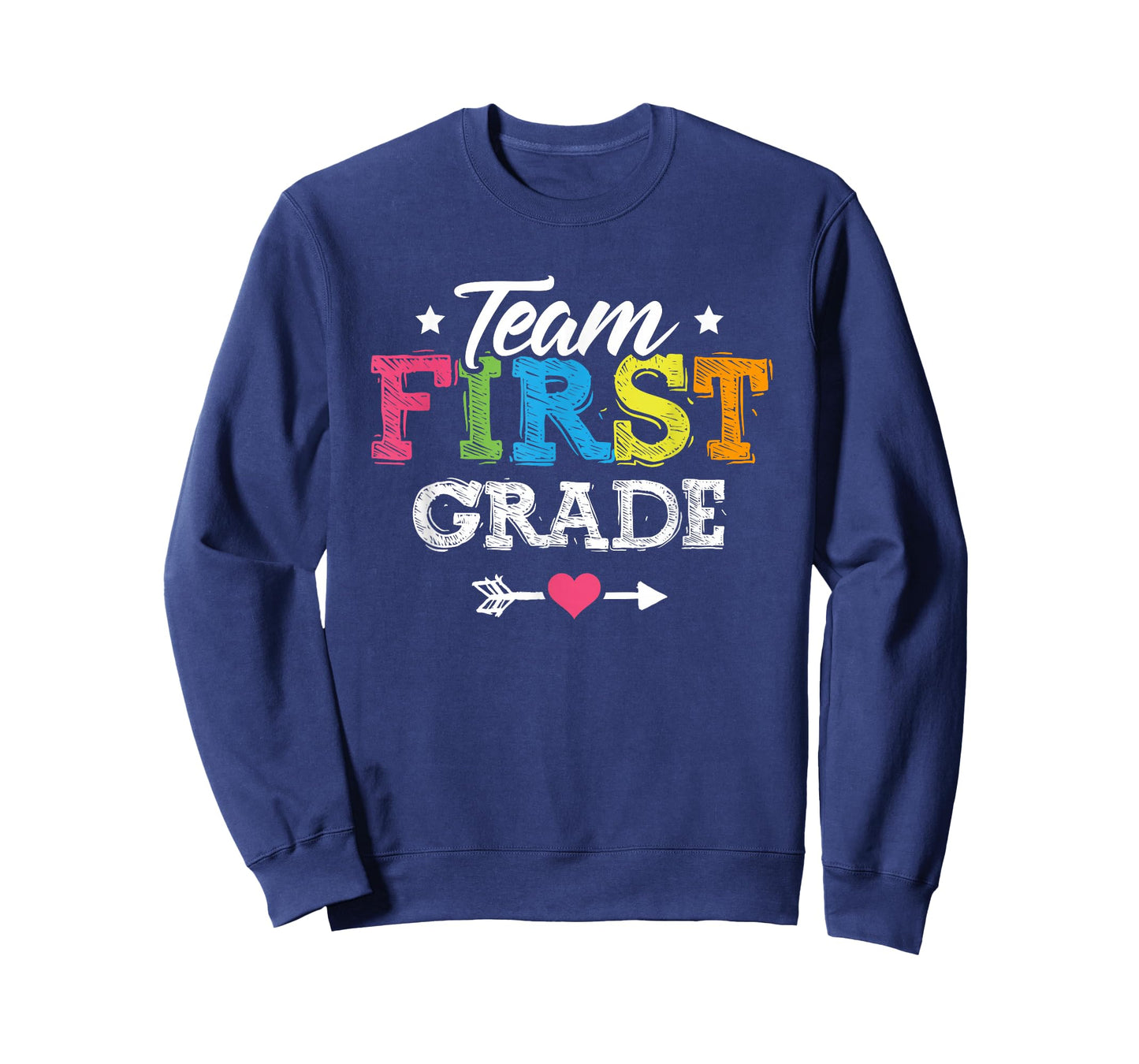 Team First Grade Shirt Teacher Student Kids Back To School T-Shirt